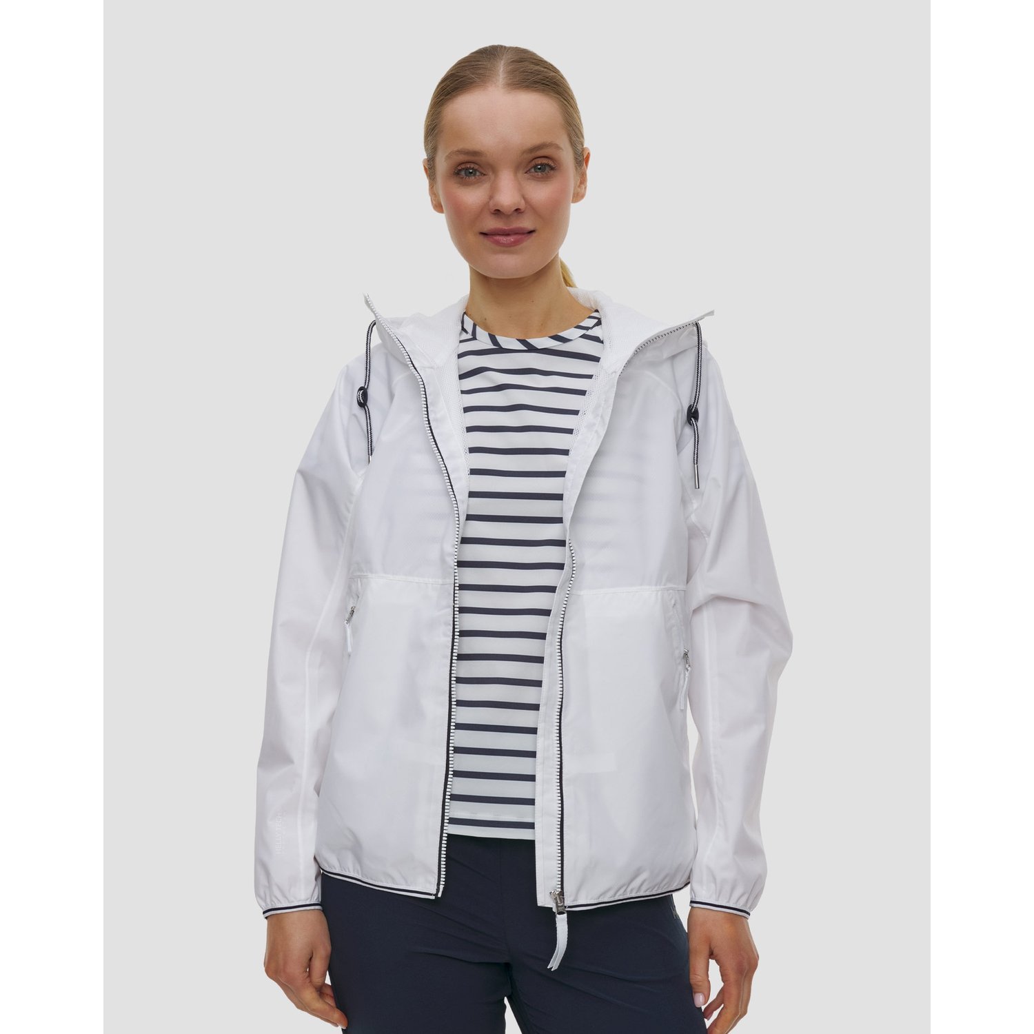 Kurtka Przeciwdeszczowa Damska Helly Hansen W Koster Rain Jacket Biała