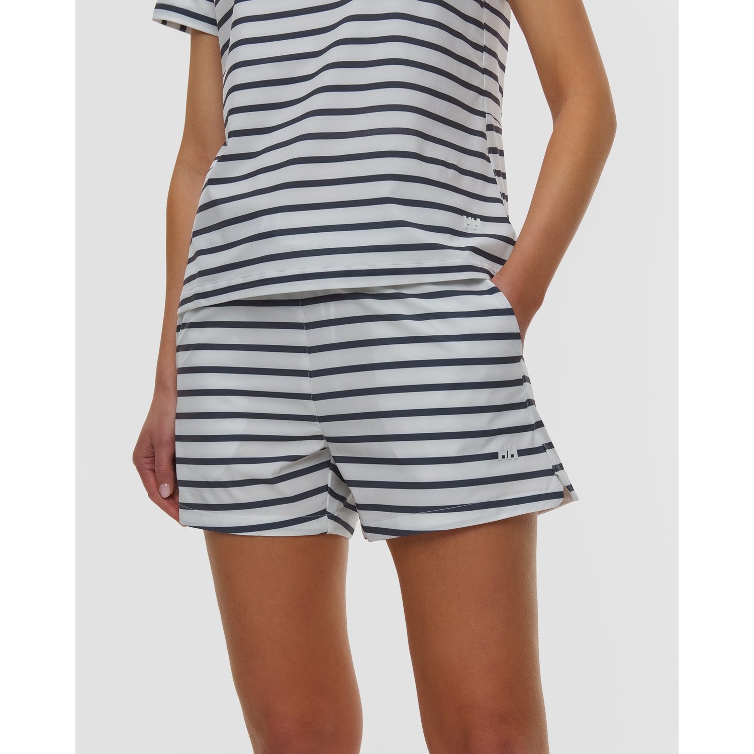 Szorty Damskie Helly Hansen W Thalia Shorts 4 Biało-granatowe