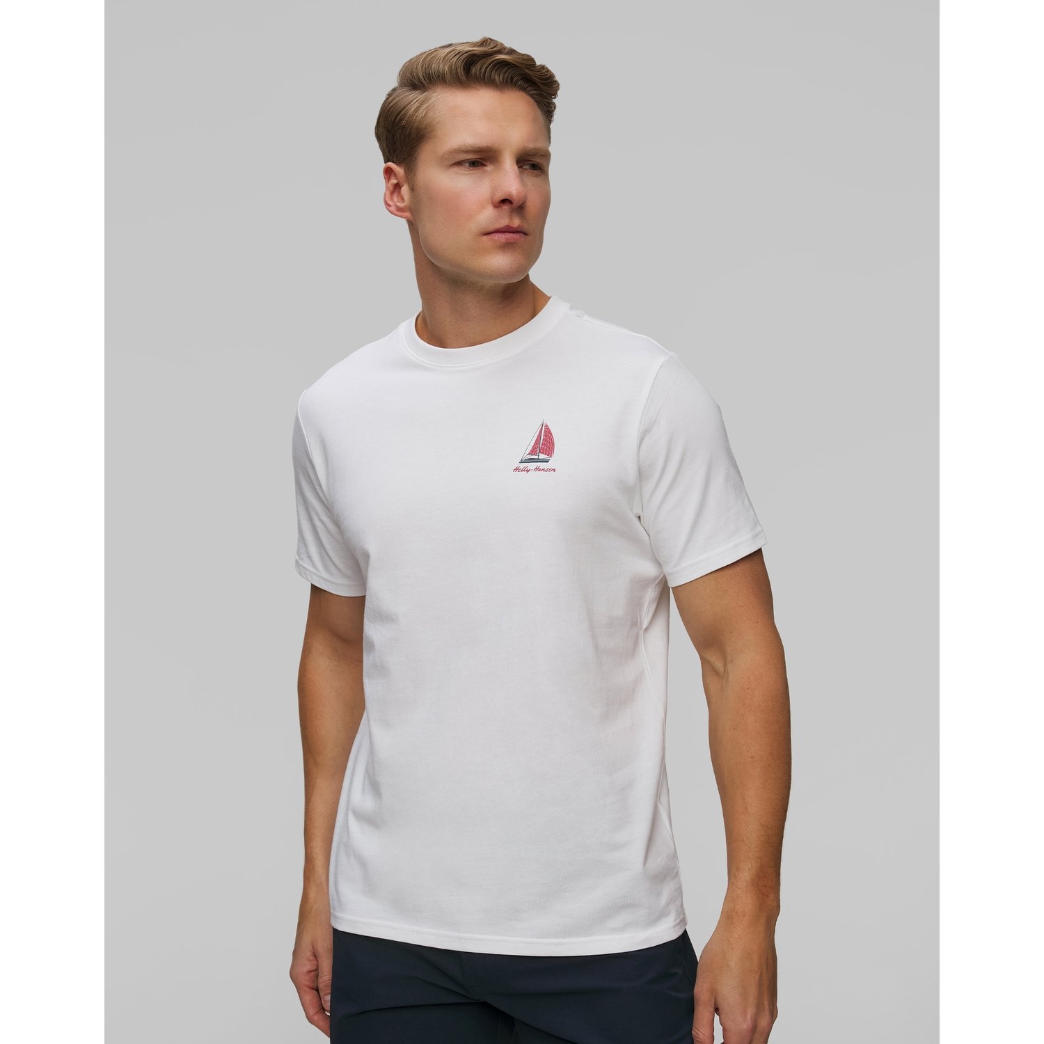 T-shirt Męski Helly Hansen Shoreline 3.0 Biały