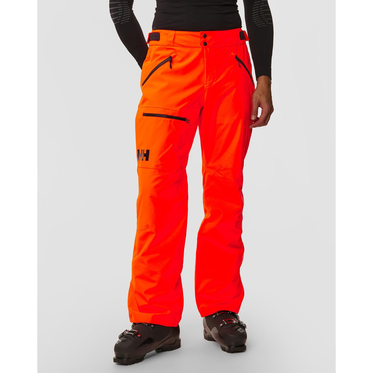 Spodnie Narciarskie Męskie Helly Hansen Sogn Cargo Pant Pomarańczowe