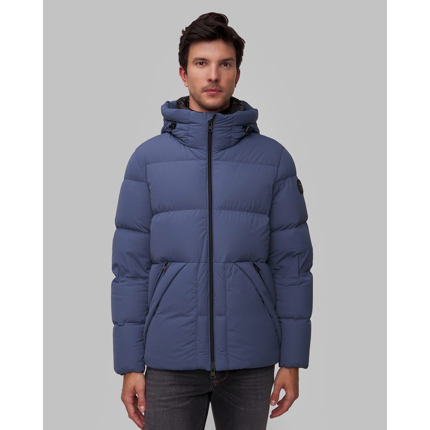 Niebieska Kurtka Puchowa Męska Woolrich Sierra Supreme Down Jacket