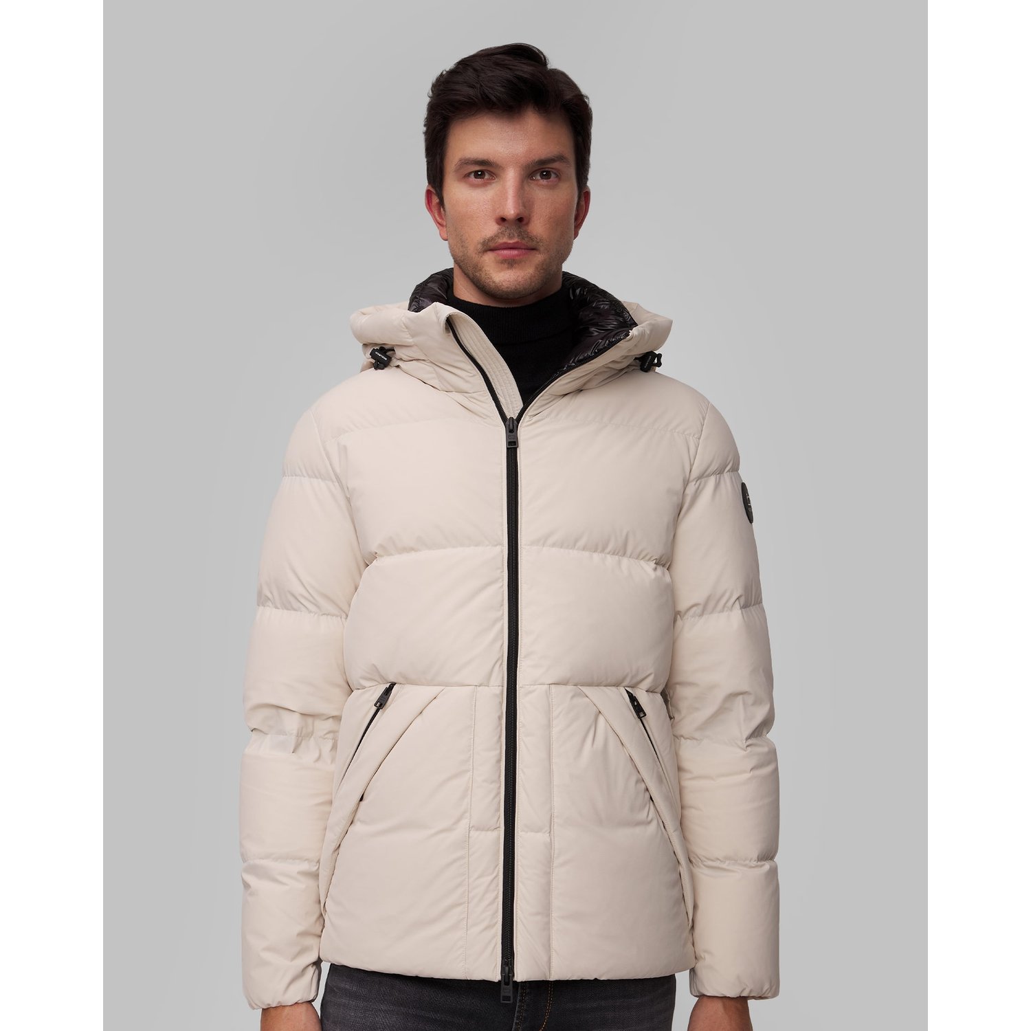 Beżowa Kurtka Puchowa Męska Woolrich Sierra Supreme Down Jacket