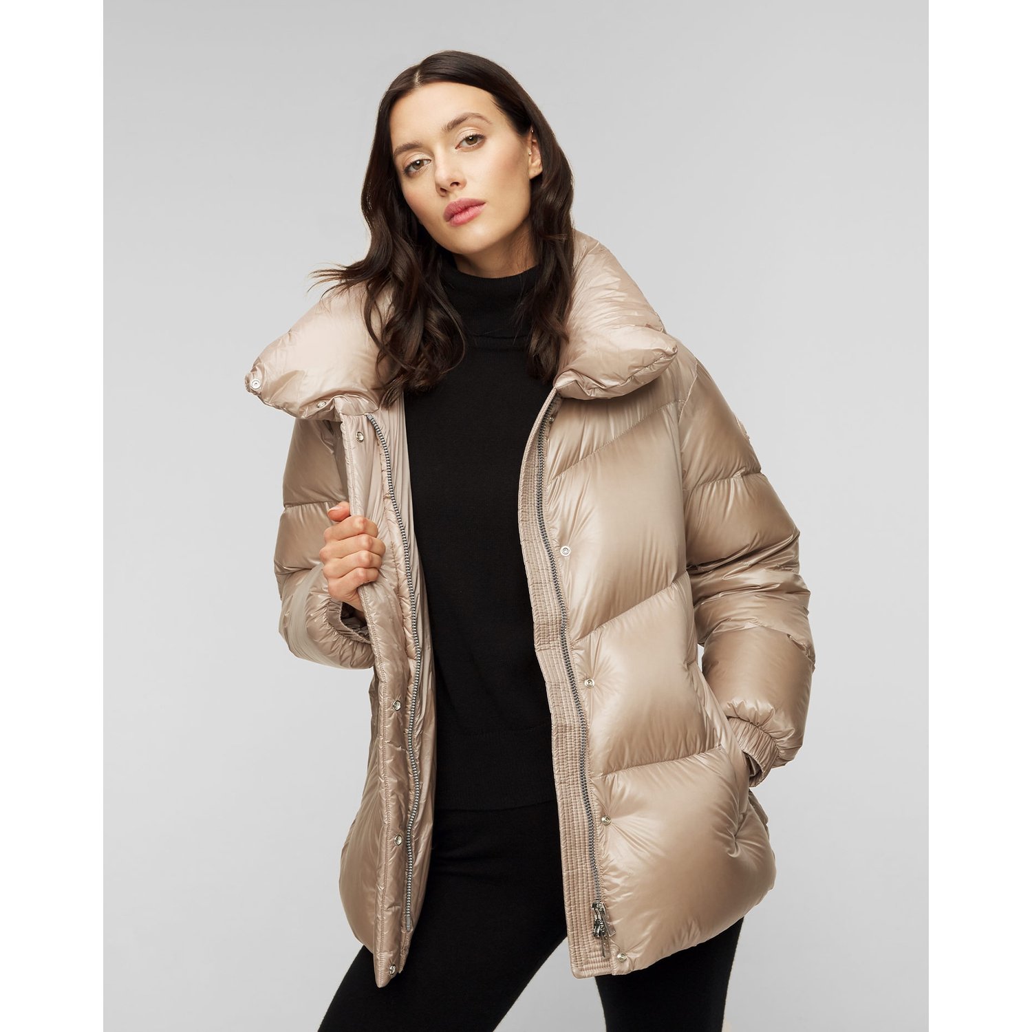 Pikowana Kurtka Puchowa Damska Woolrich Aliquippa Puffer Jacket