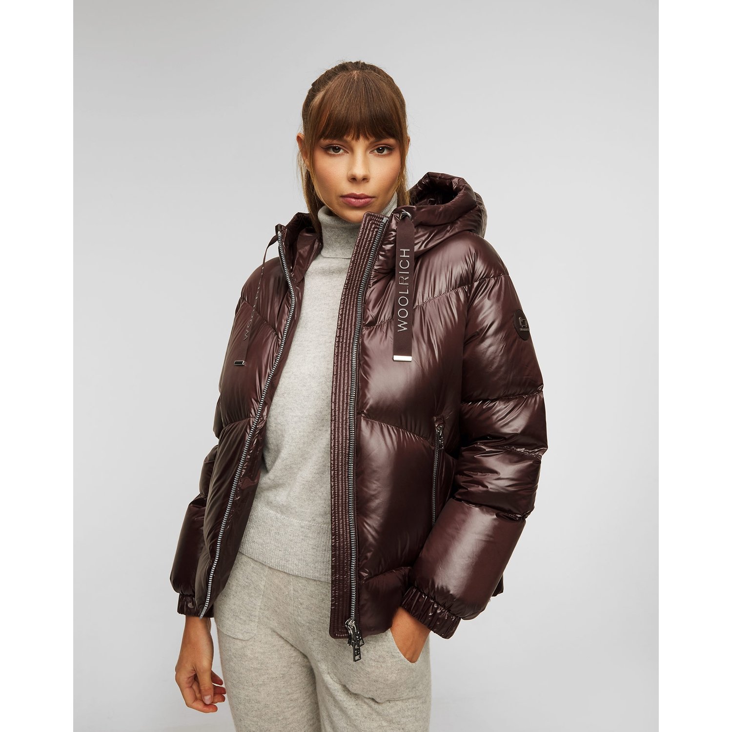 Kurtka Puchowa Damska Woolrich Aliquippa Short Puffer Jacket