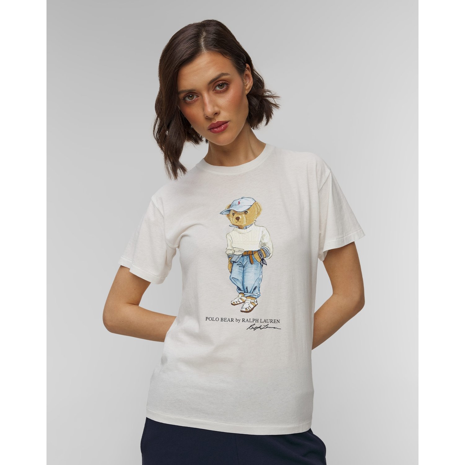 Biały T-shirt Damski Polo Ralph Lauren