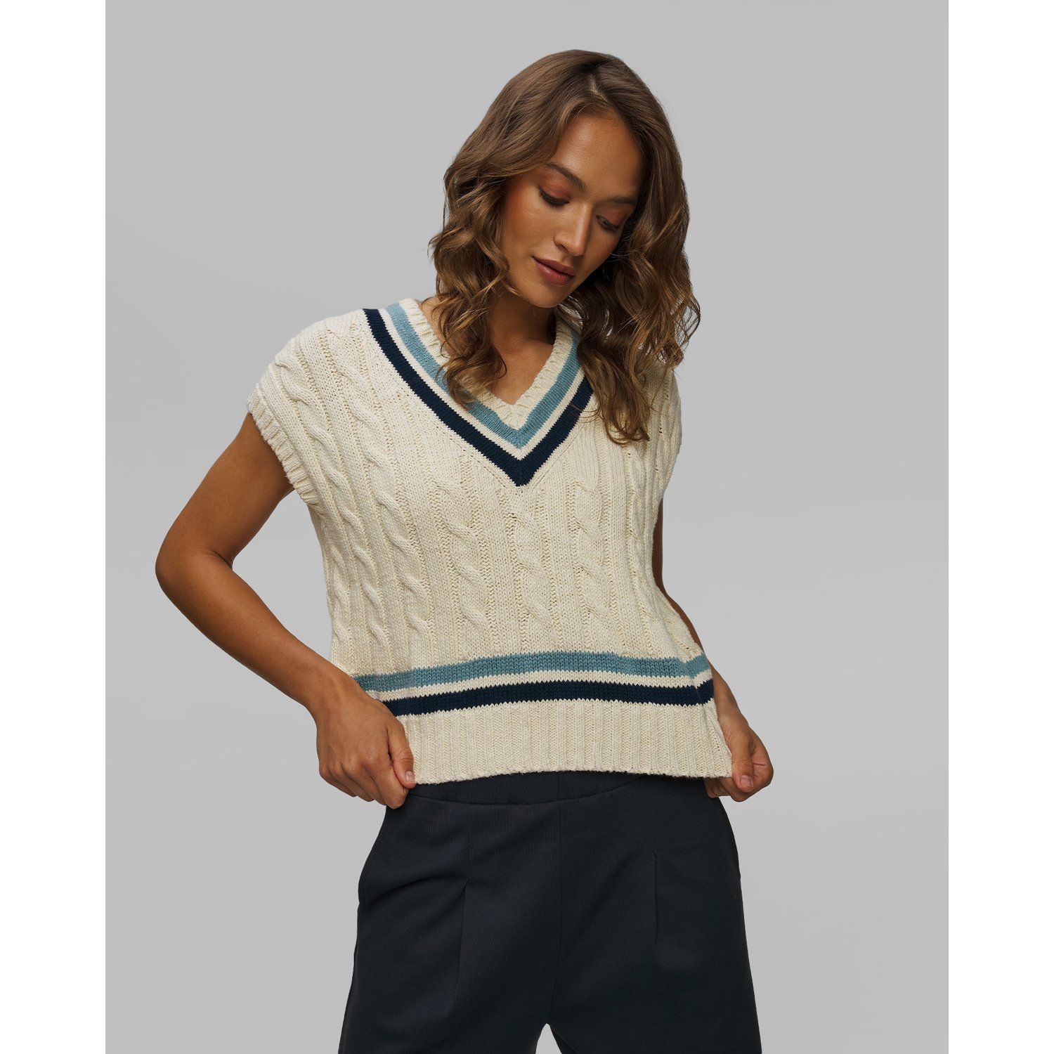 Sweter Bez Rękawów Damski Polo Ralph Lauren