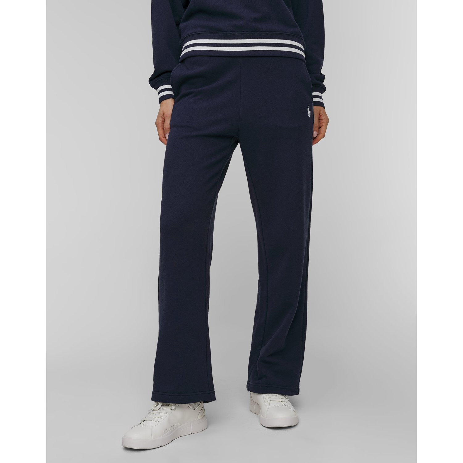 Granatowe Spodnie Damskie Polo Ralph Lauren Wimbledon