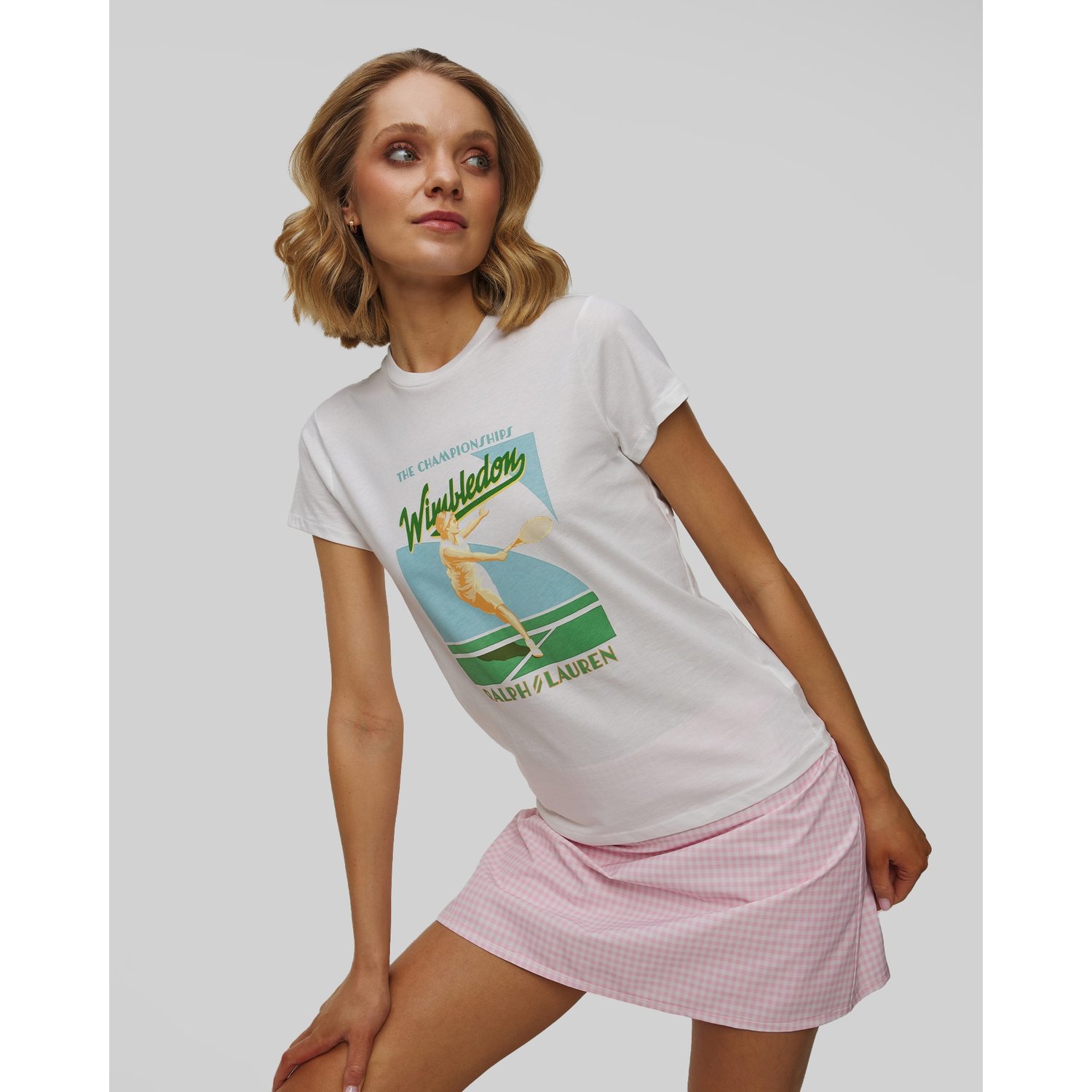 Biały T-shirt Damski Polo Ralph Lauren