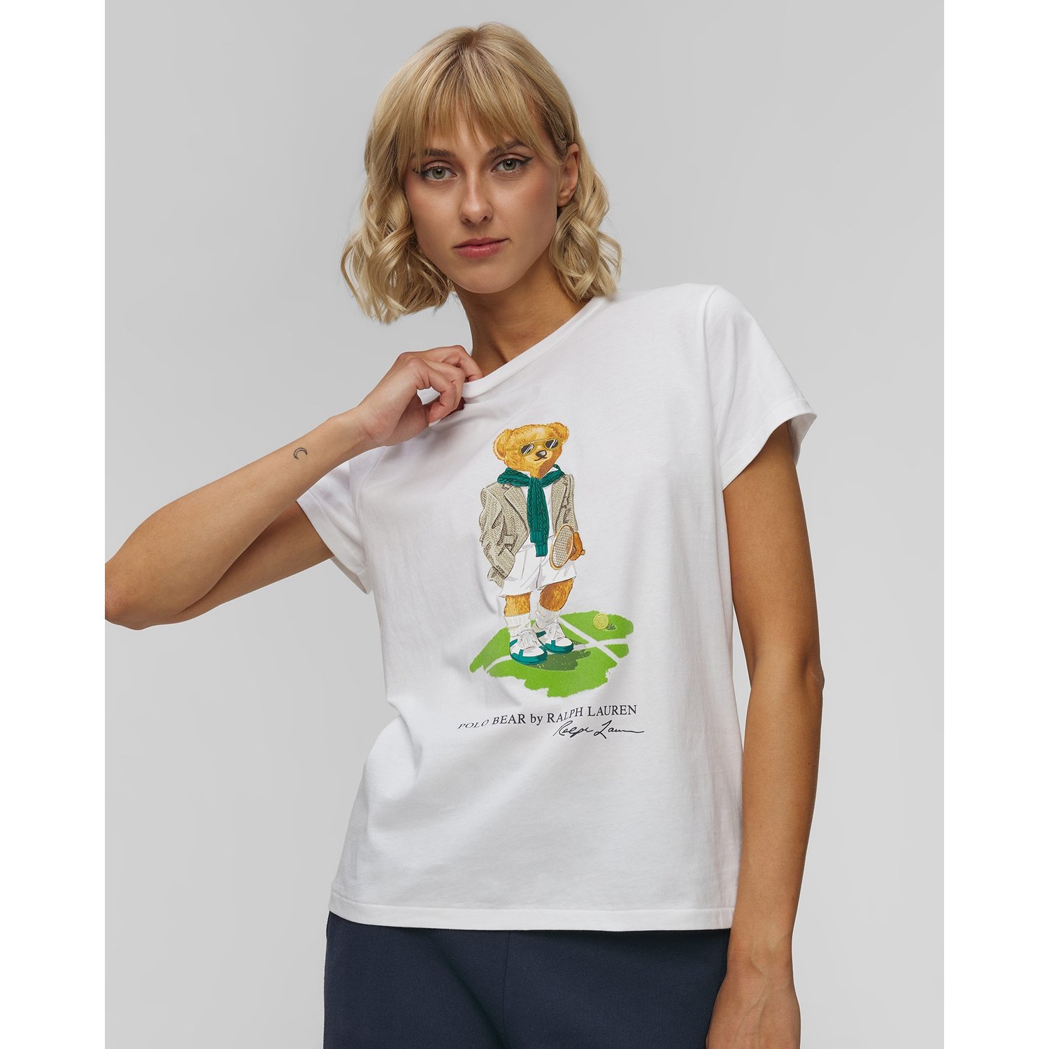 Biały T-shirt Damski Polo Ralph Lauren