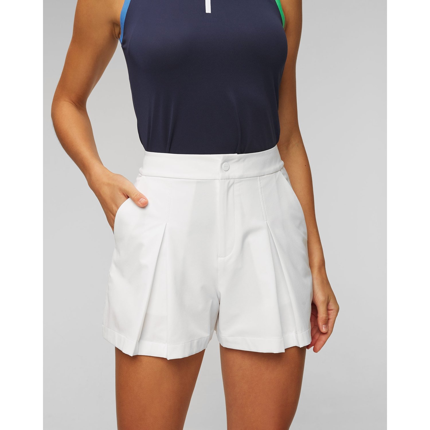 Białe Szorty Damskie Ralph Lauren Rlx Golf