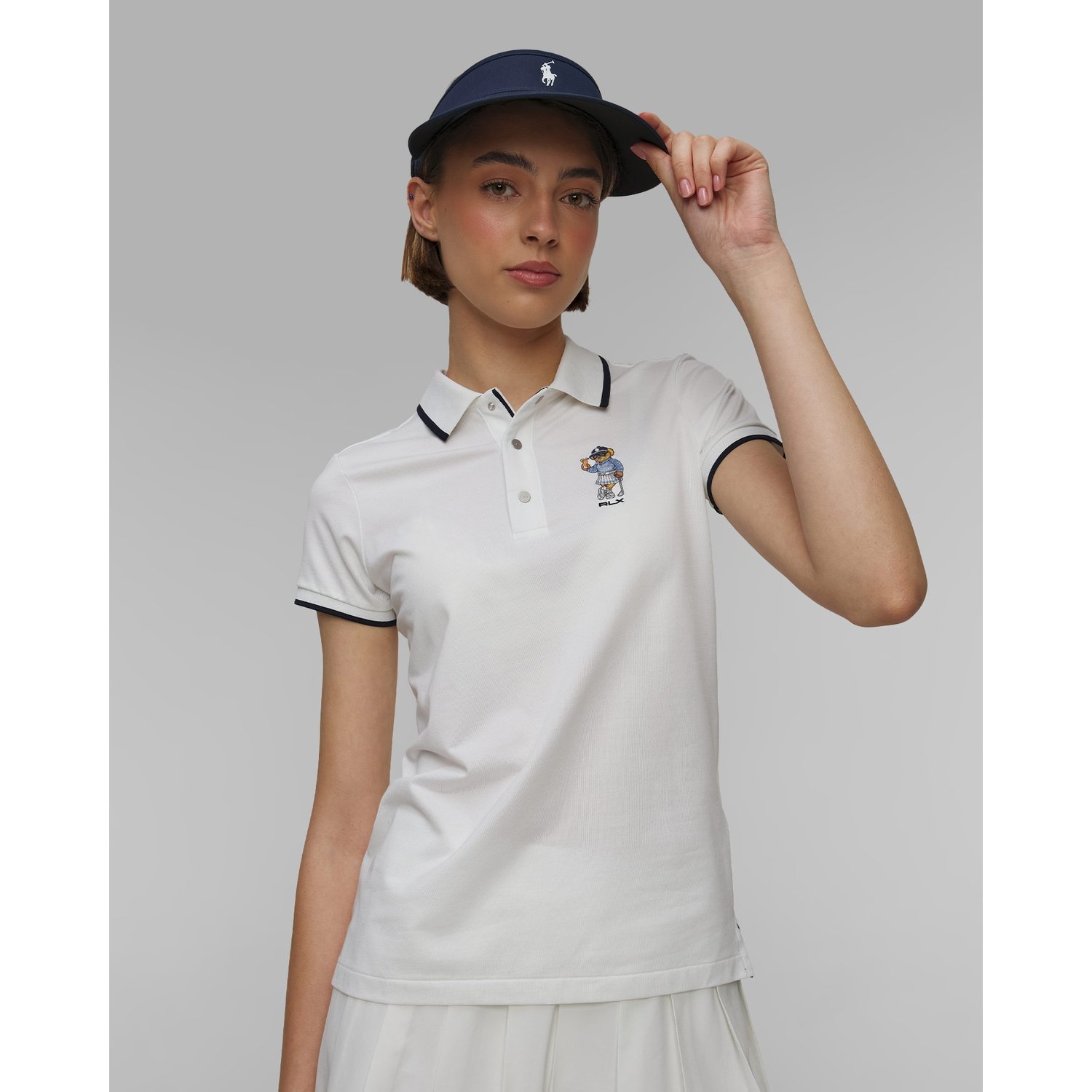 Białe Polo Damskie Ralph Lauren Rlx Golf