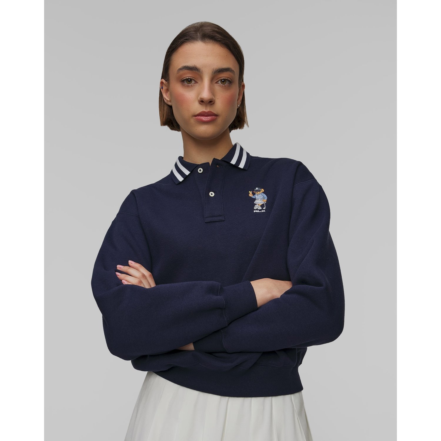 Granatowa Bluza Damska Ralph Lauren Rlx Golf