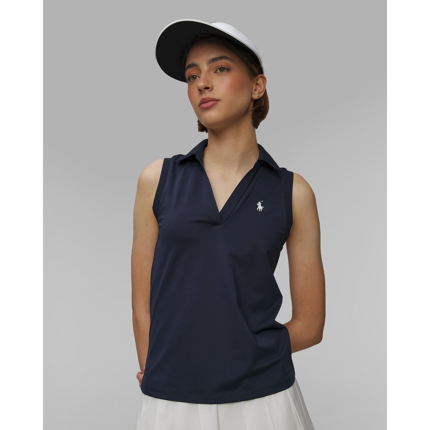 Granatowe Polo Damskie Ralph Lauren Rlx Golf