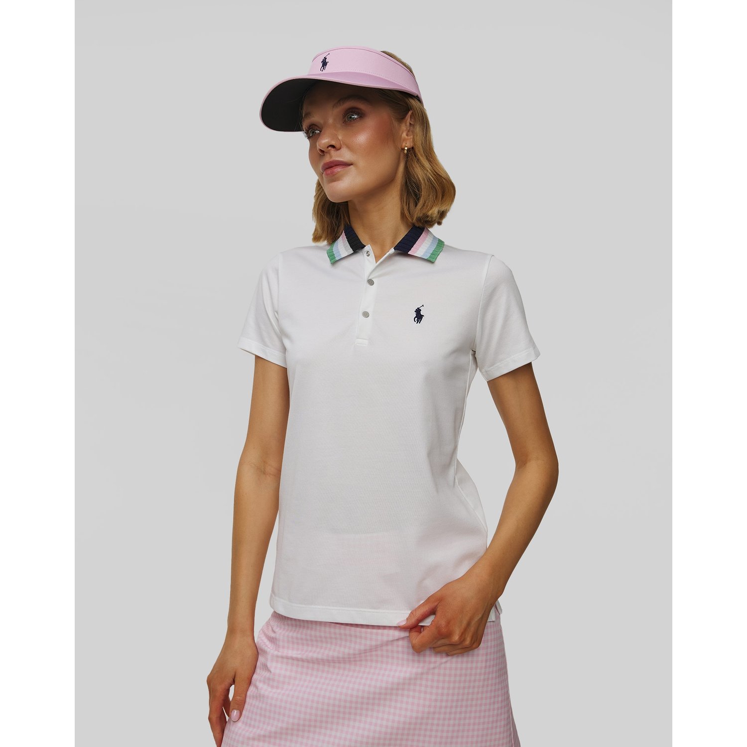 Białe Polo Damskie Ralph Lauren Rlx Golf