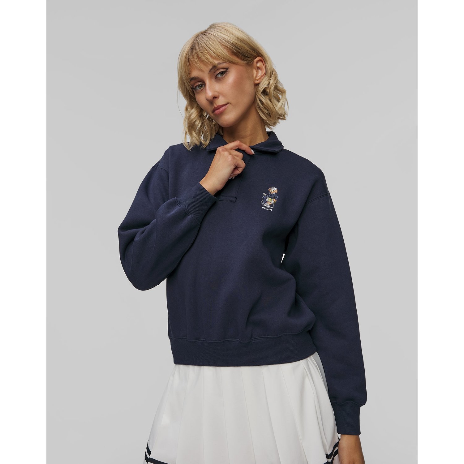 Bluza z kołnierzykiem polo damska RLX Ralph Lauren