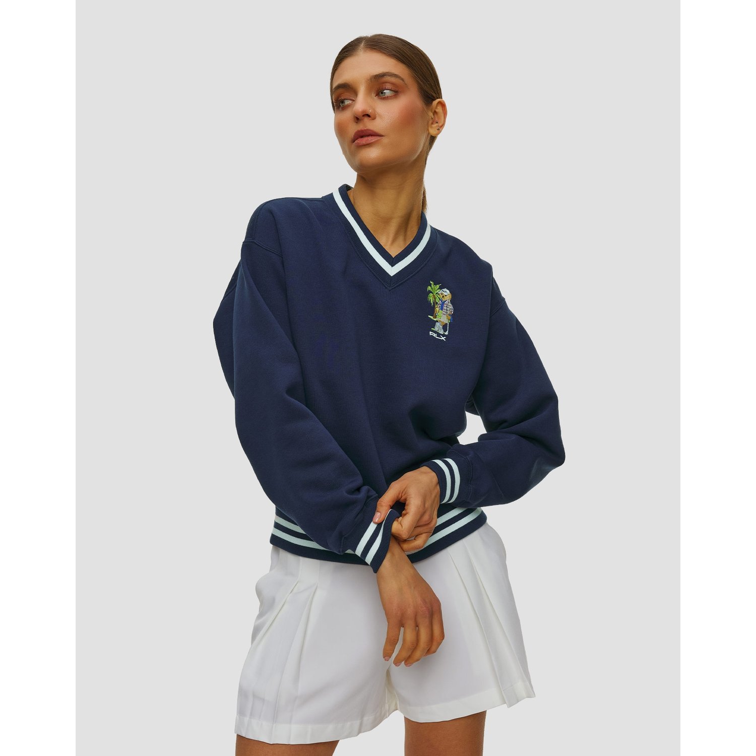 Granatowa Bluza Damska Rlx Ralph Lauren