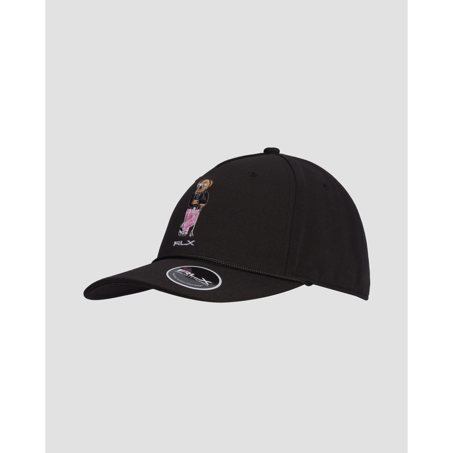 Czarna Czapka Z Daszkiem Męska Ralph Lauren Rlx Golf