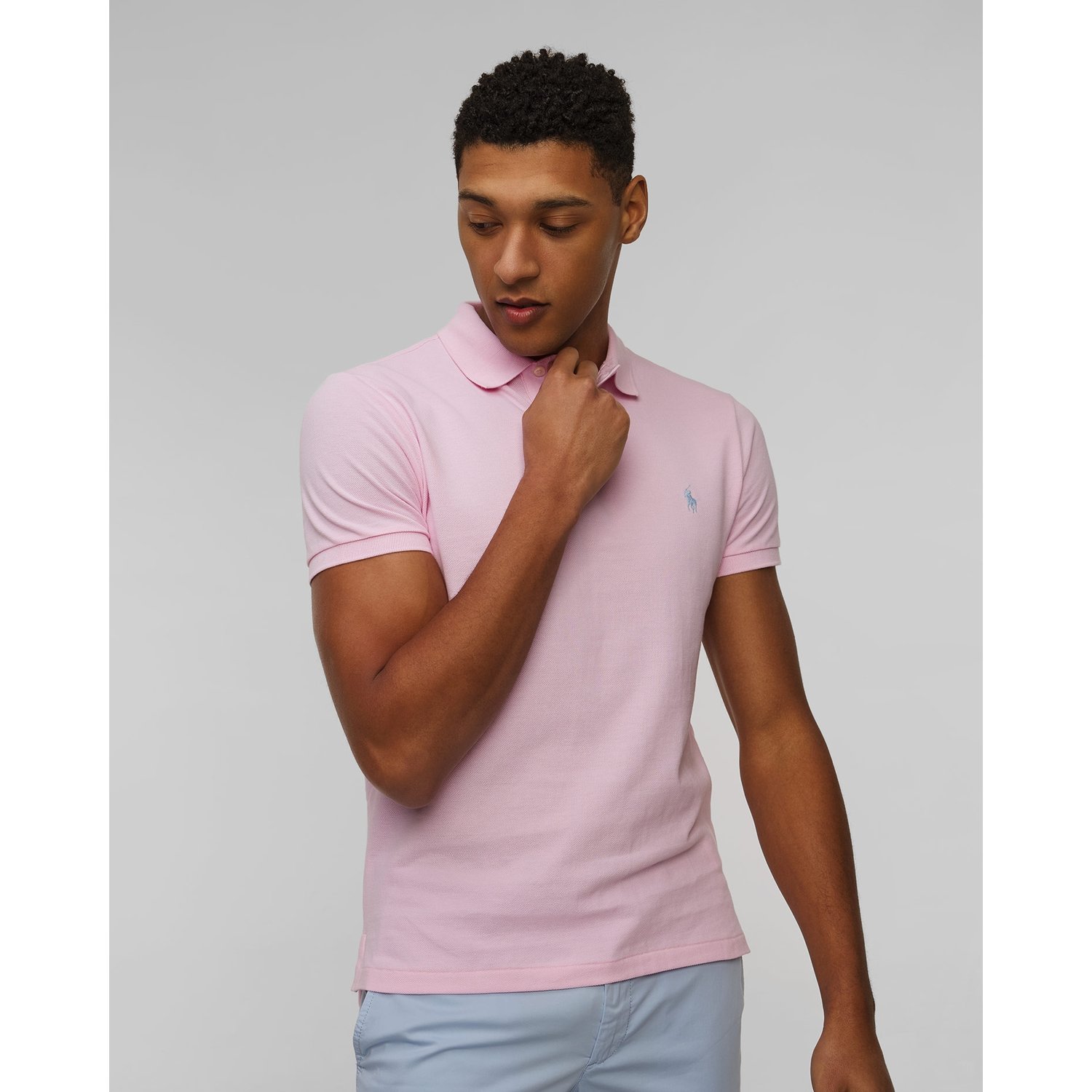 Różowe Polo Męskie Polo Ralph Lauren
