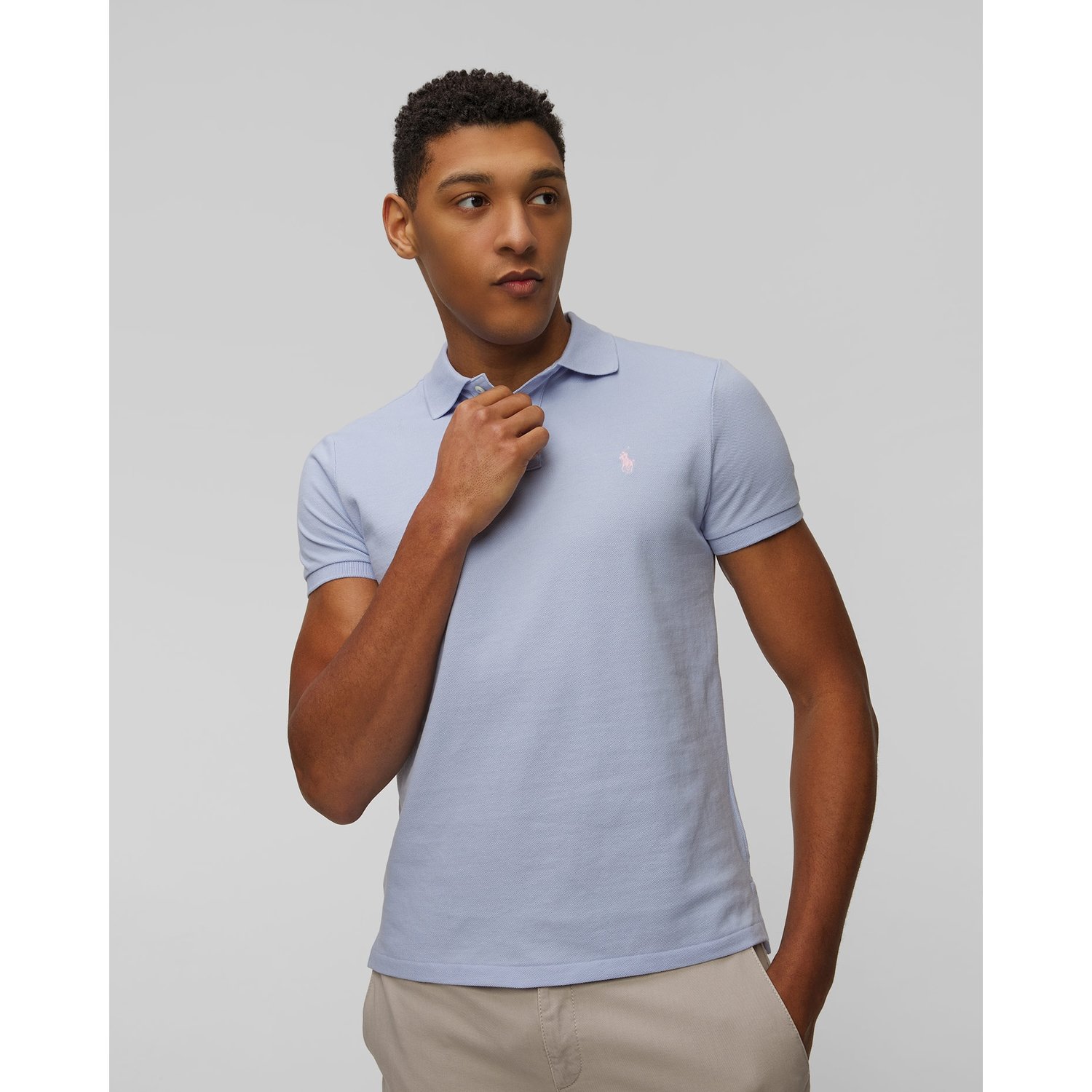 Błękitne Polo Męskie Polo Ralph Lauren
