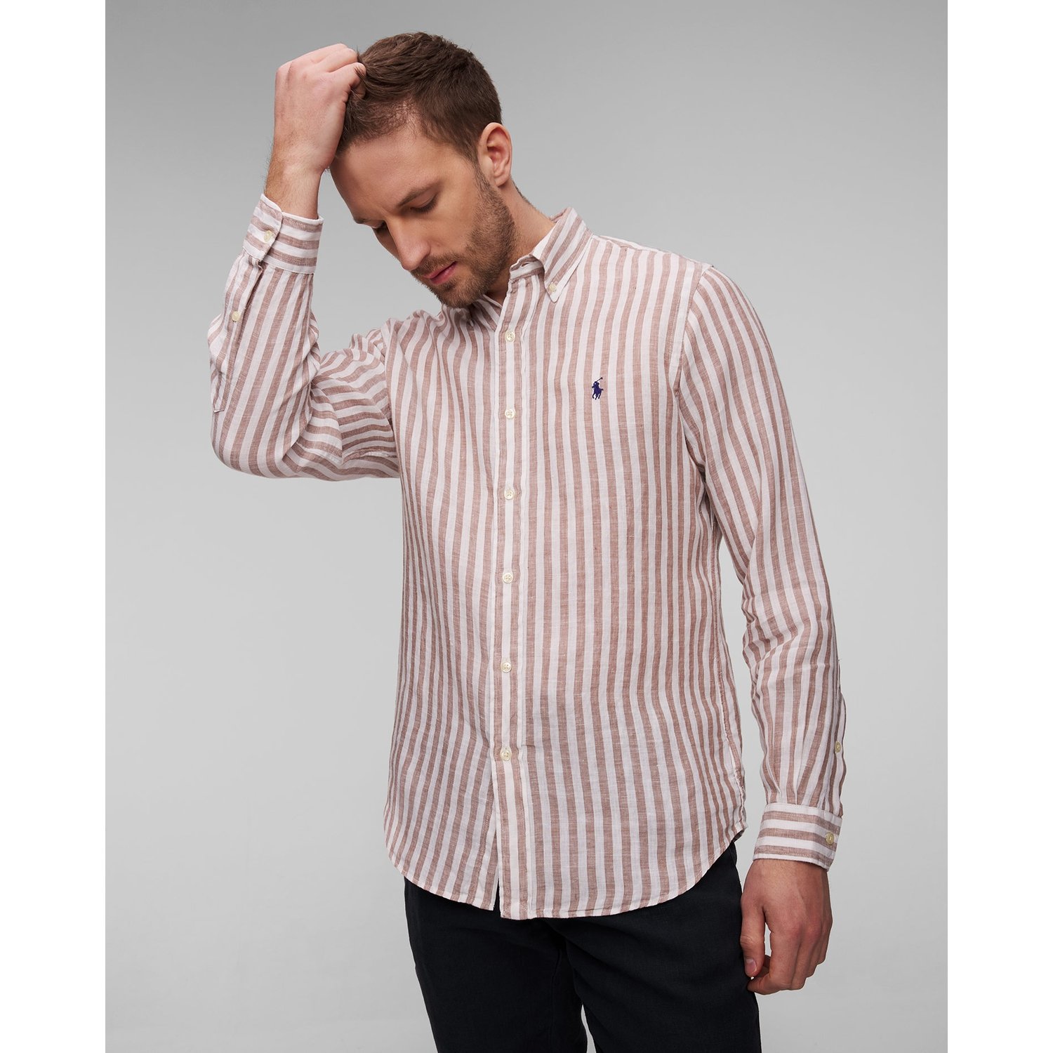 Koszula Lniana Męska Polo Ralph Lauren