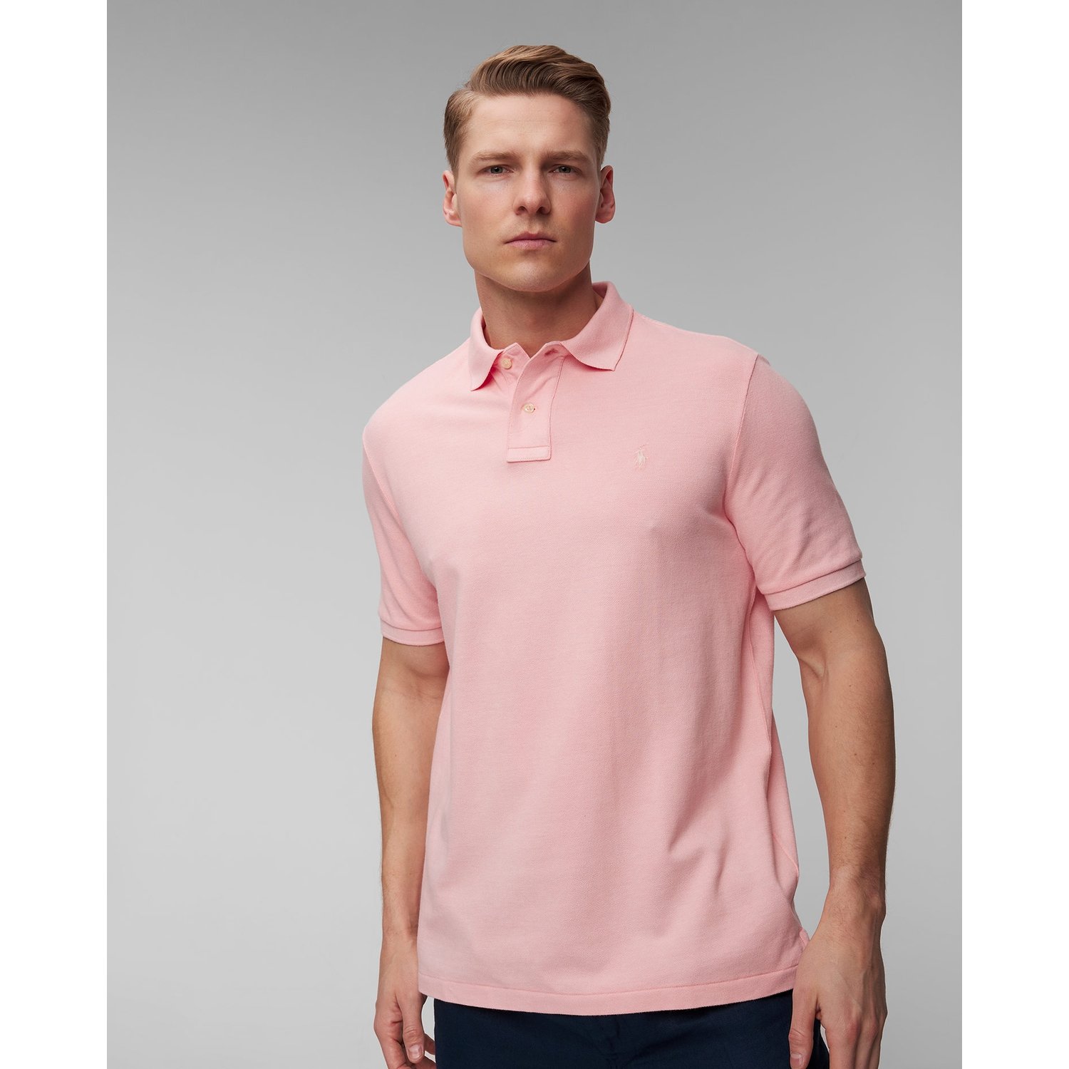 Różowe Polo Męskie Polo Ralph Lauren