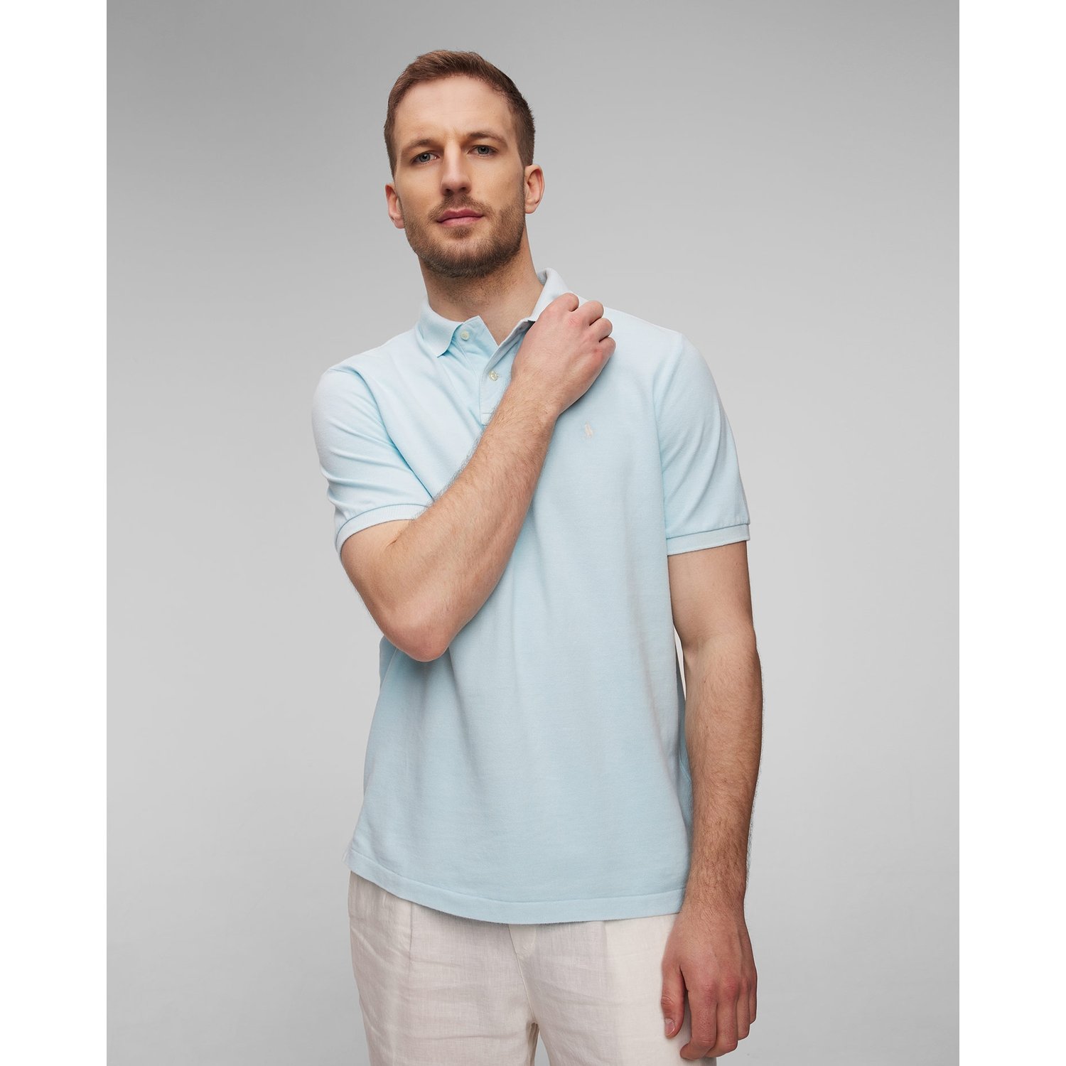 Niebieskie Polo Męskie Polo Ralph Lauren