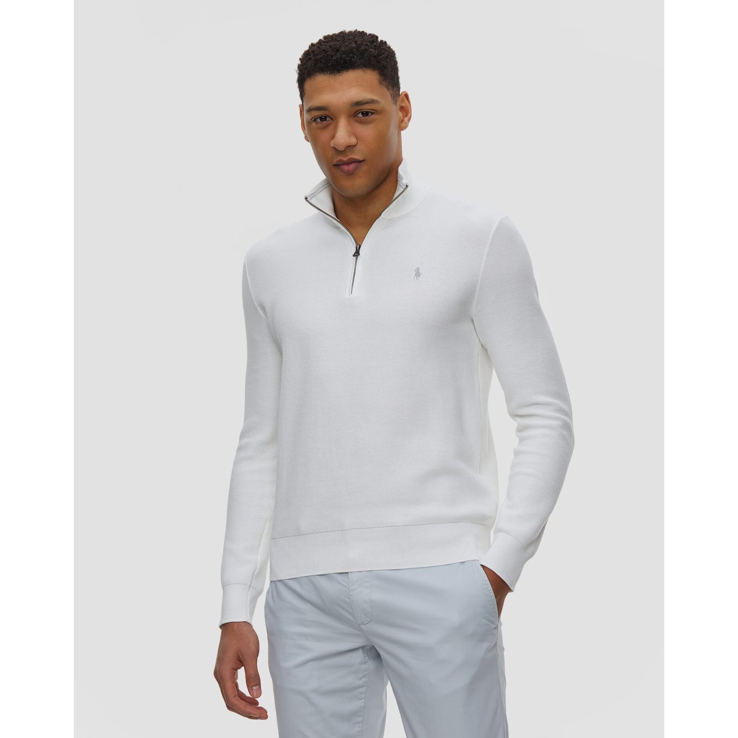 Biały Sweter Męski Polo Ralph Lauren