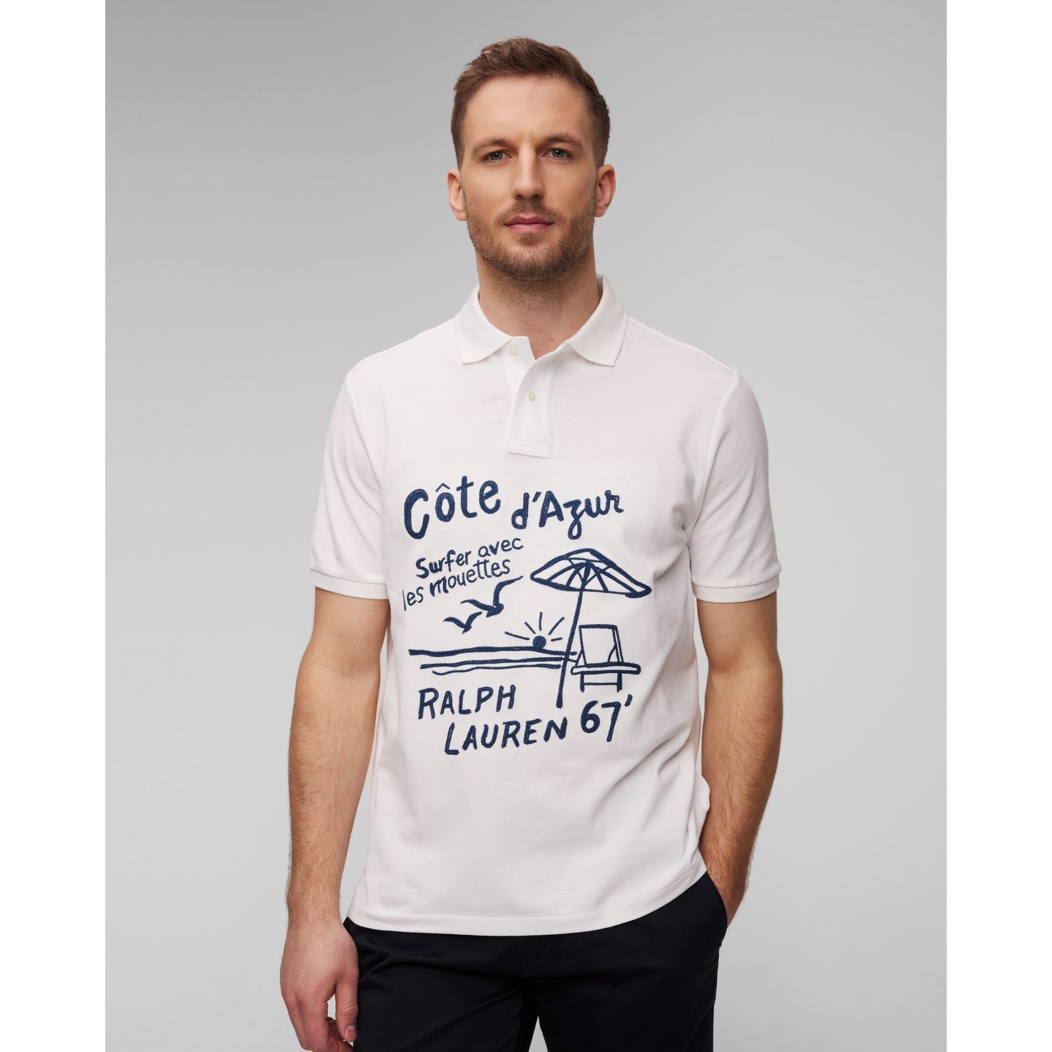 Białe Polo Męskie Polo Ralph Lauren