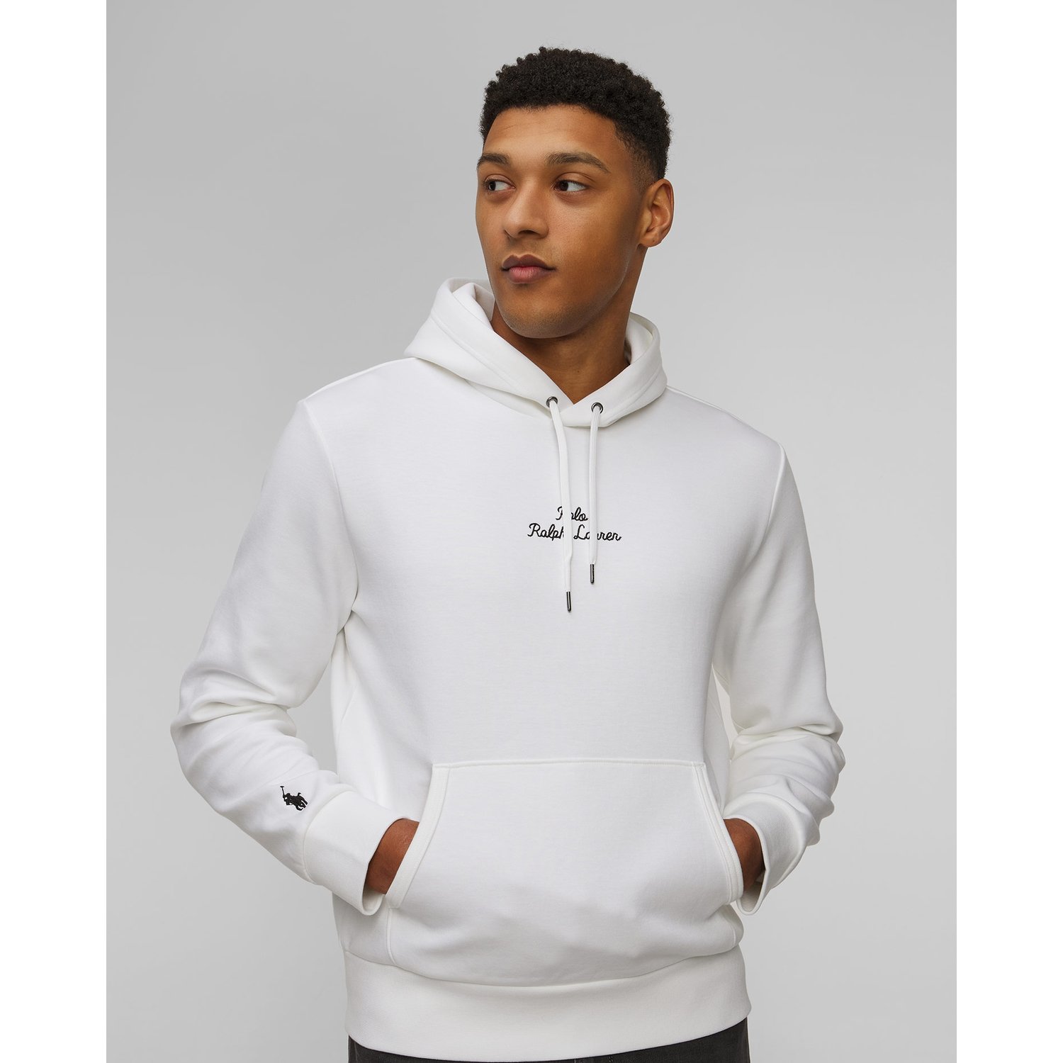 Biała Bluza Z Kapturem Męska Polo Ralph Lauren