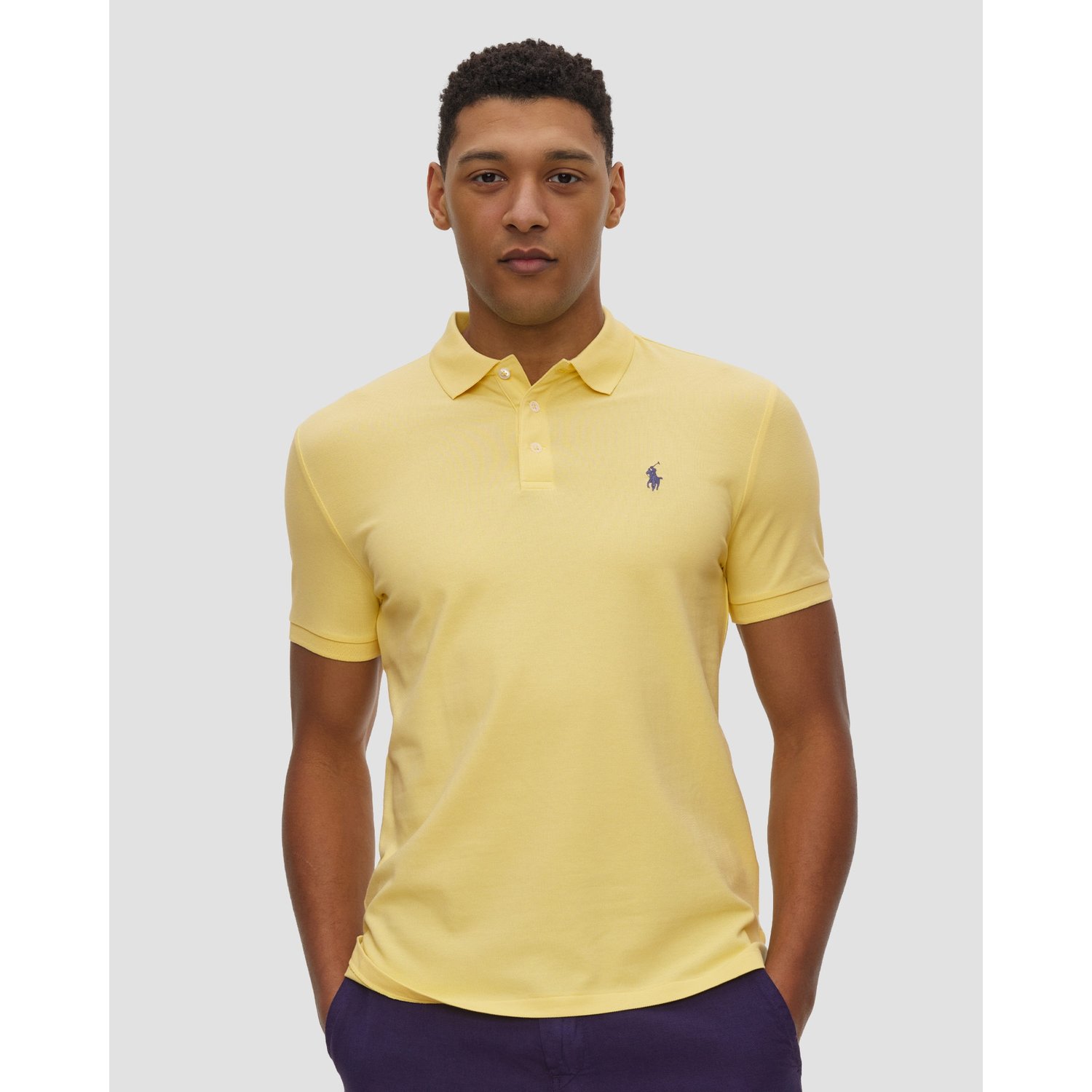 Żółte Polo Męskie Polo Ralph Lauren