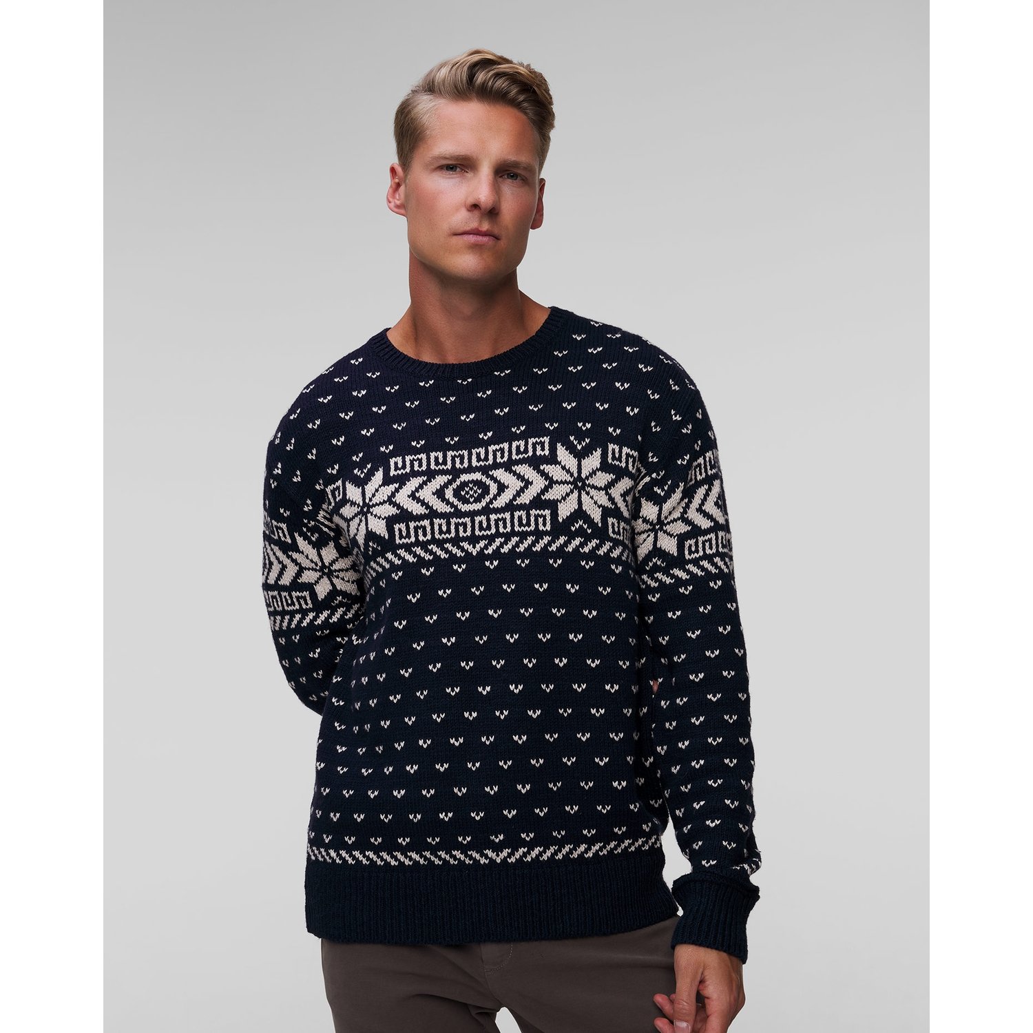 Granatowy Sweter Z Kaszmirem Męski Polo Ralph Lauren