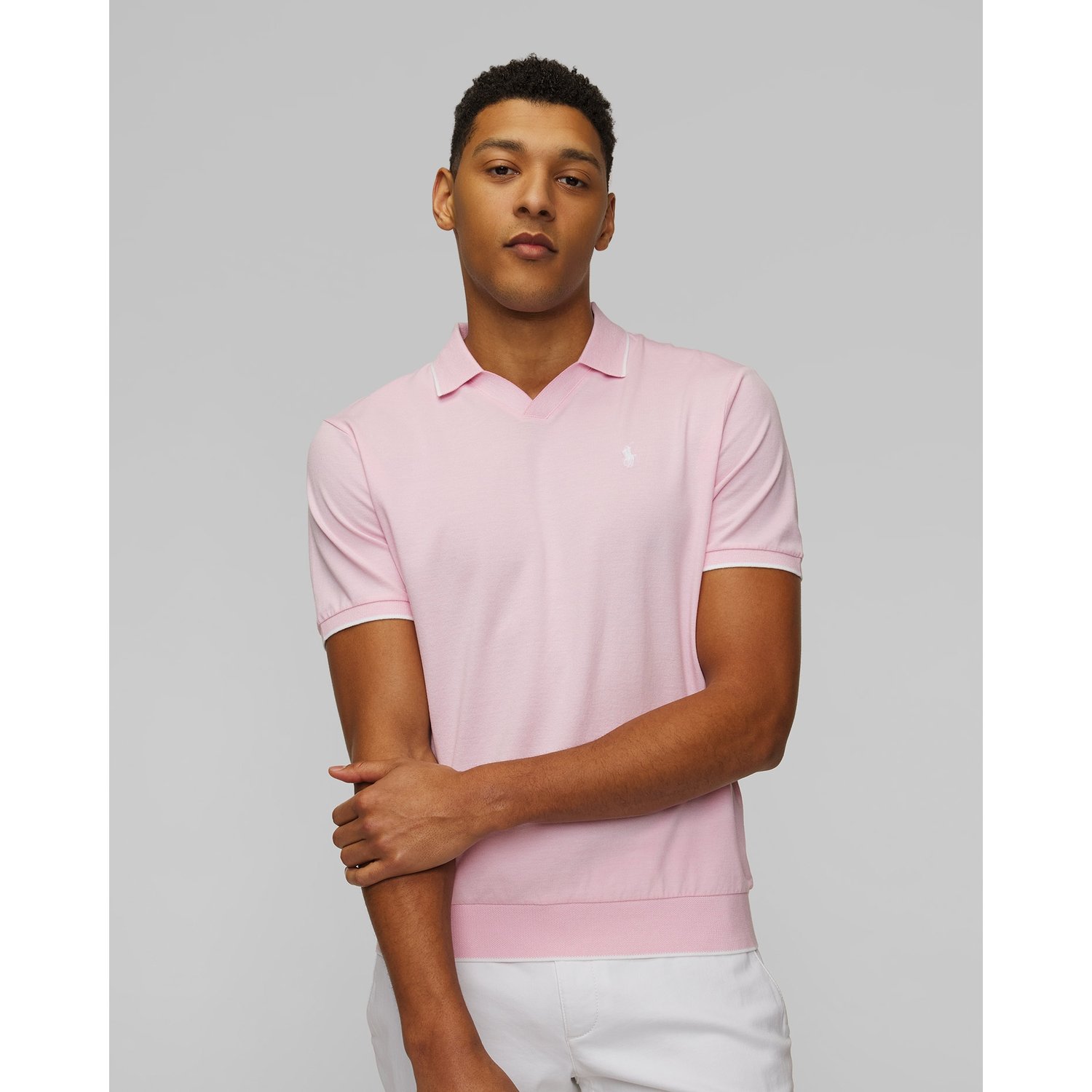 Różowe Polo Męskie Polo Ralph Lauren
