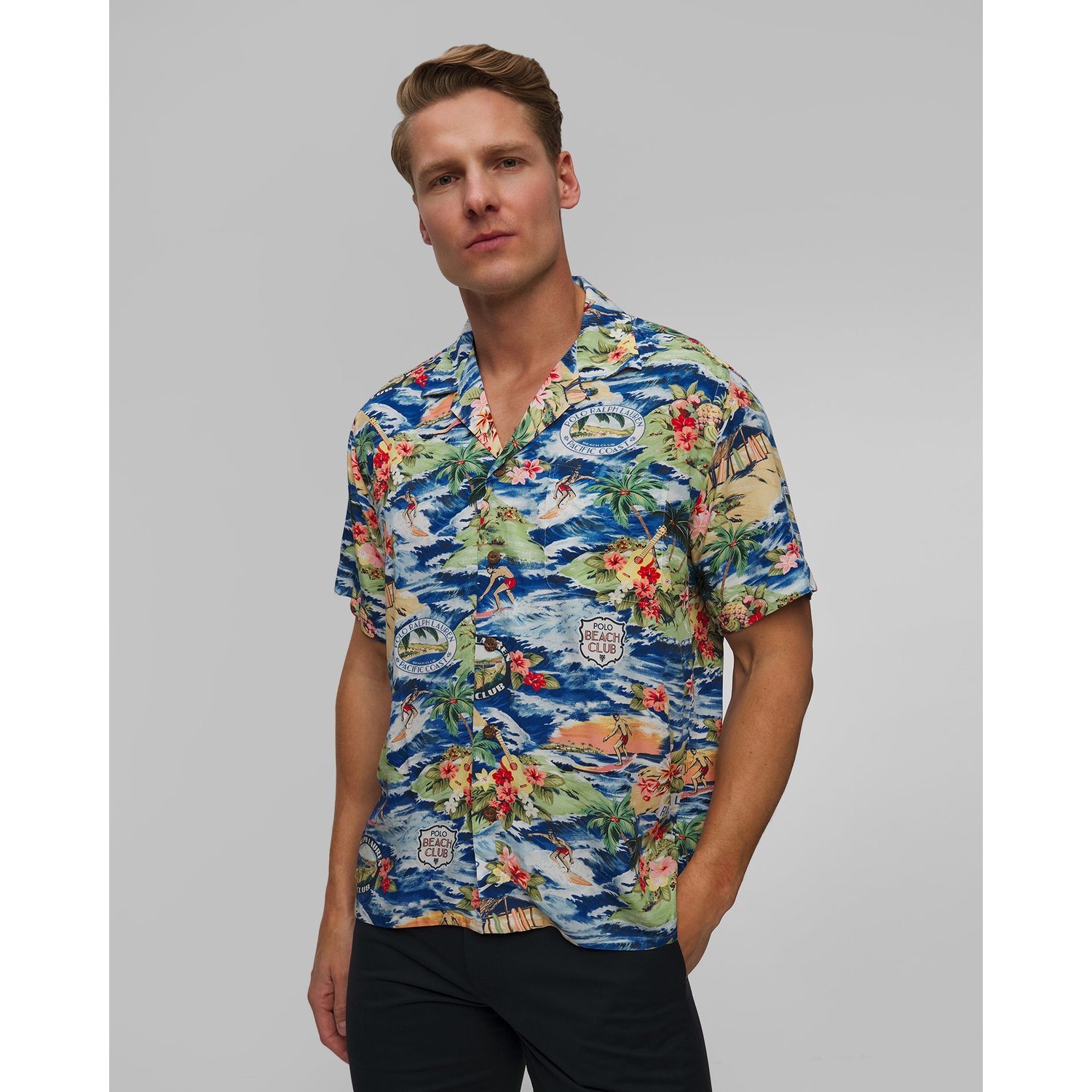 Koszula Z Krótkim Rękawem Męska Polo Ralph Lauren