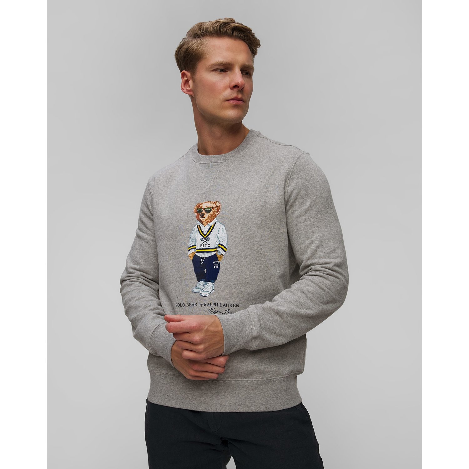 Szara Bluza Męska Polo Ralph Lauren