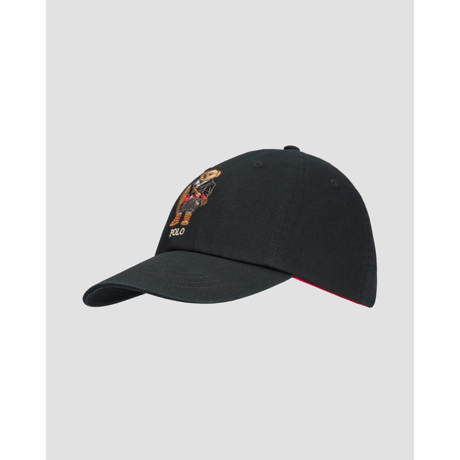Czarna Czapka Z Daszkiem Męska Polo Ralph Lauren