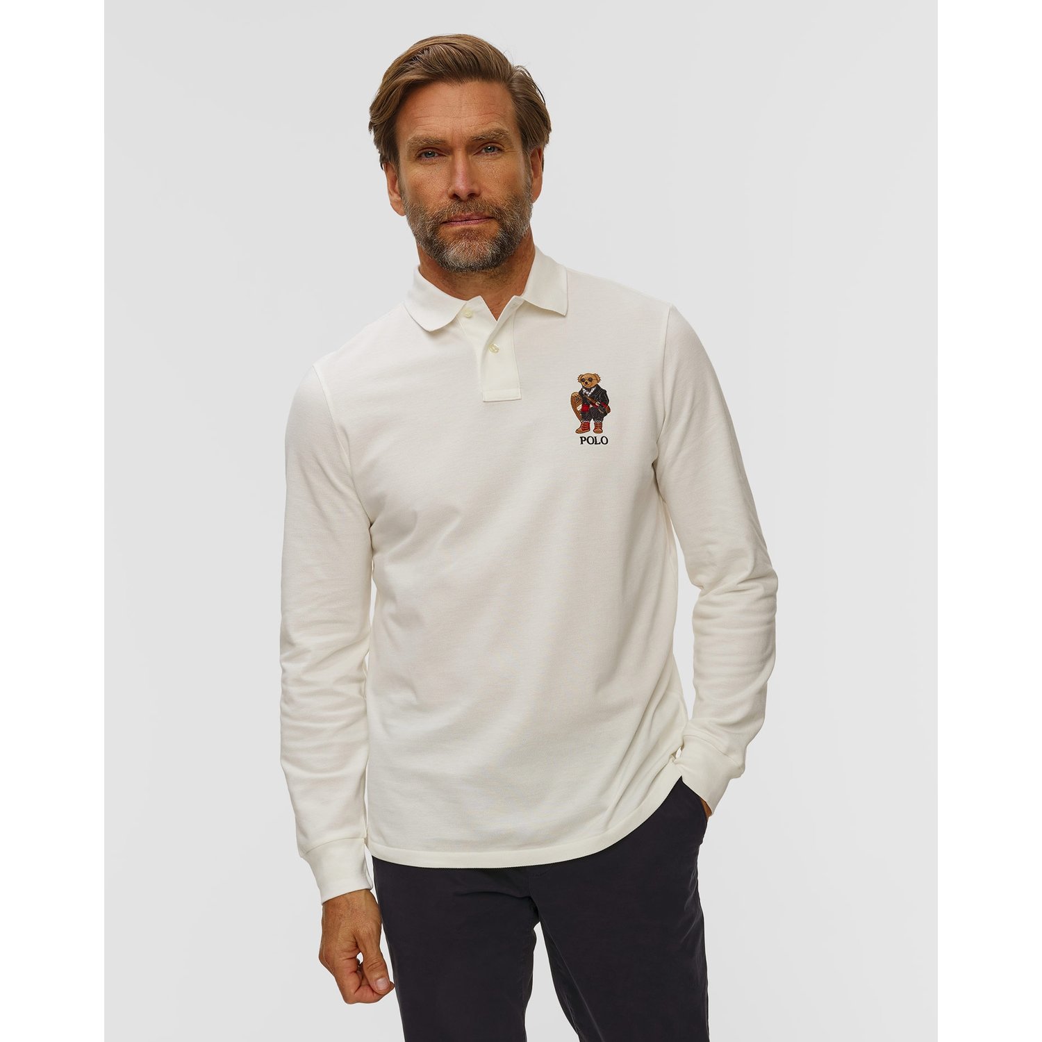 Polo Z Długim Rękawem Męskie Polo Ralph Lauren