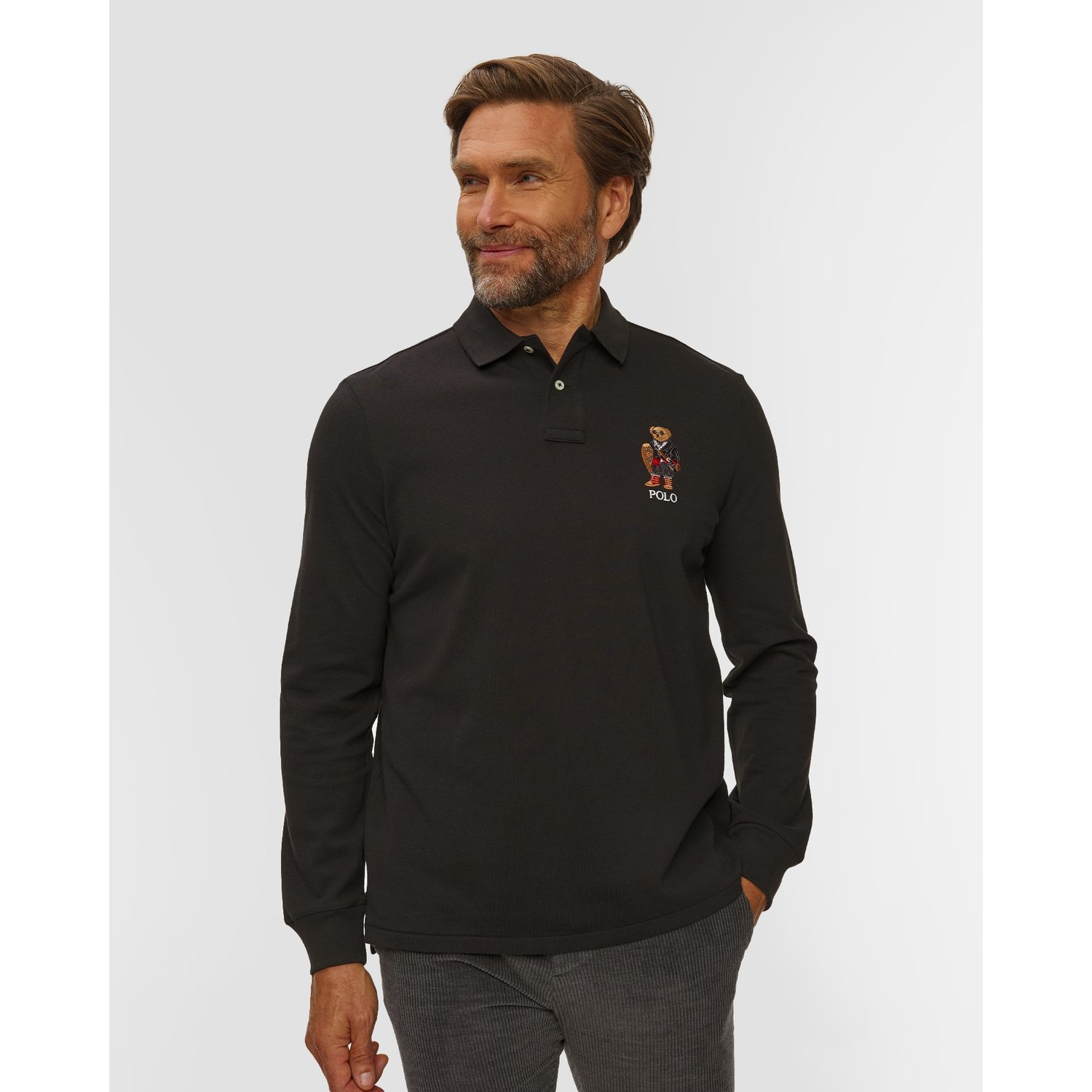 Polo Z Długim Rękawem Męskie Polo Ralph Lauren