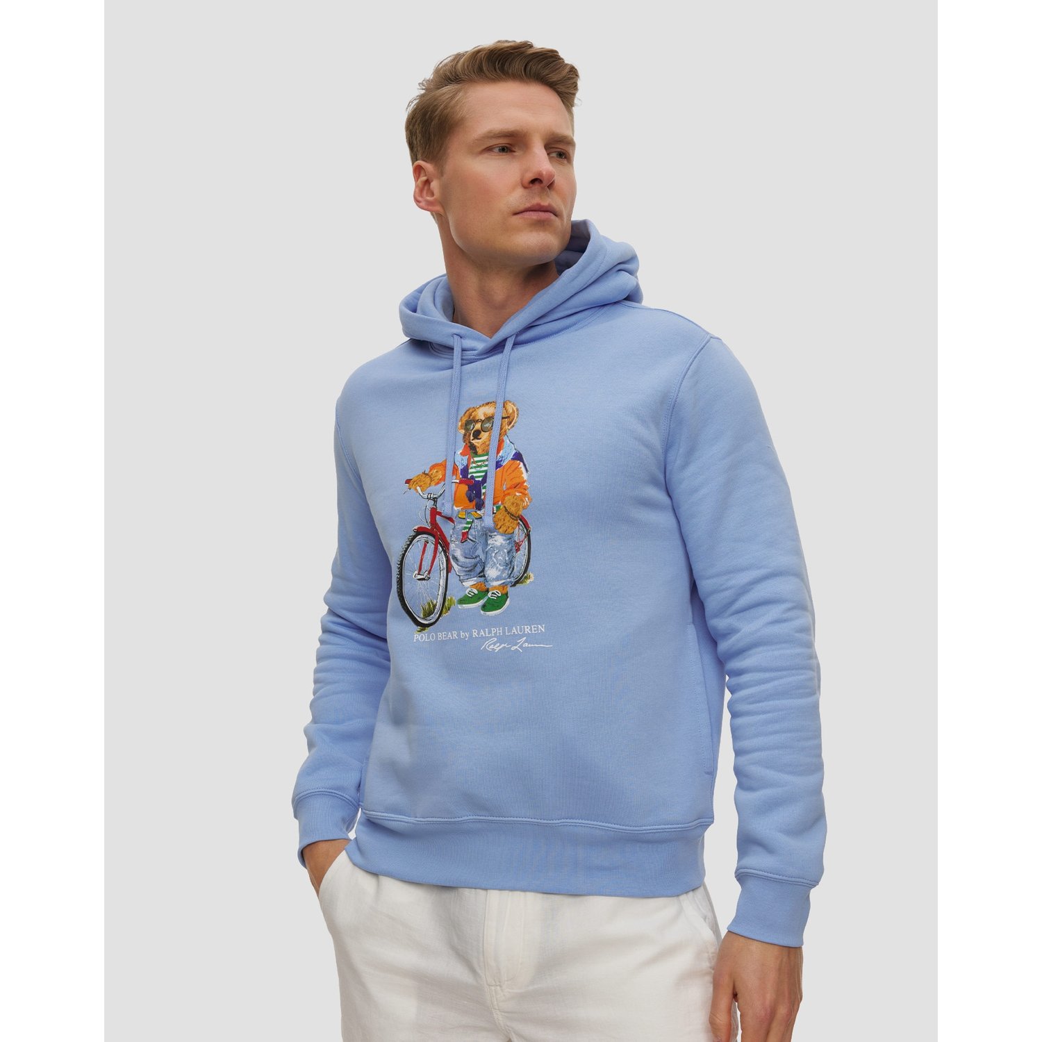 Niebieska Bluza Męska Polo Ralph Lauren