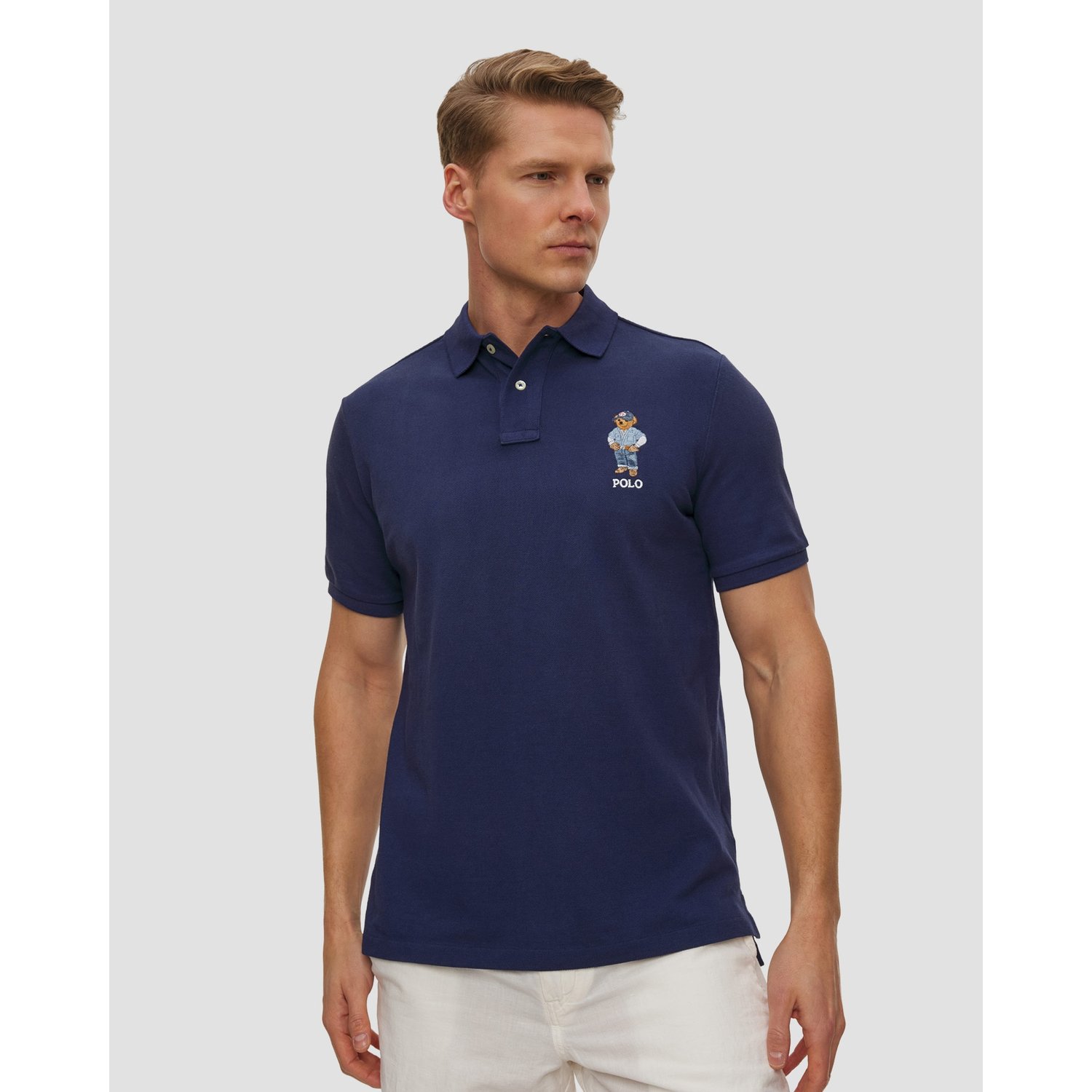 Granatowe Polo Męskie Polo Ralph Lauren