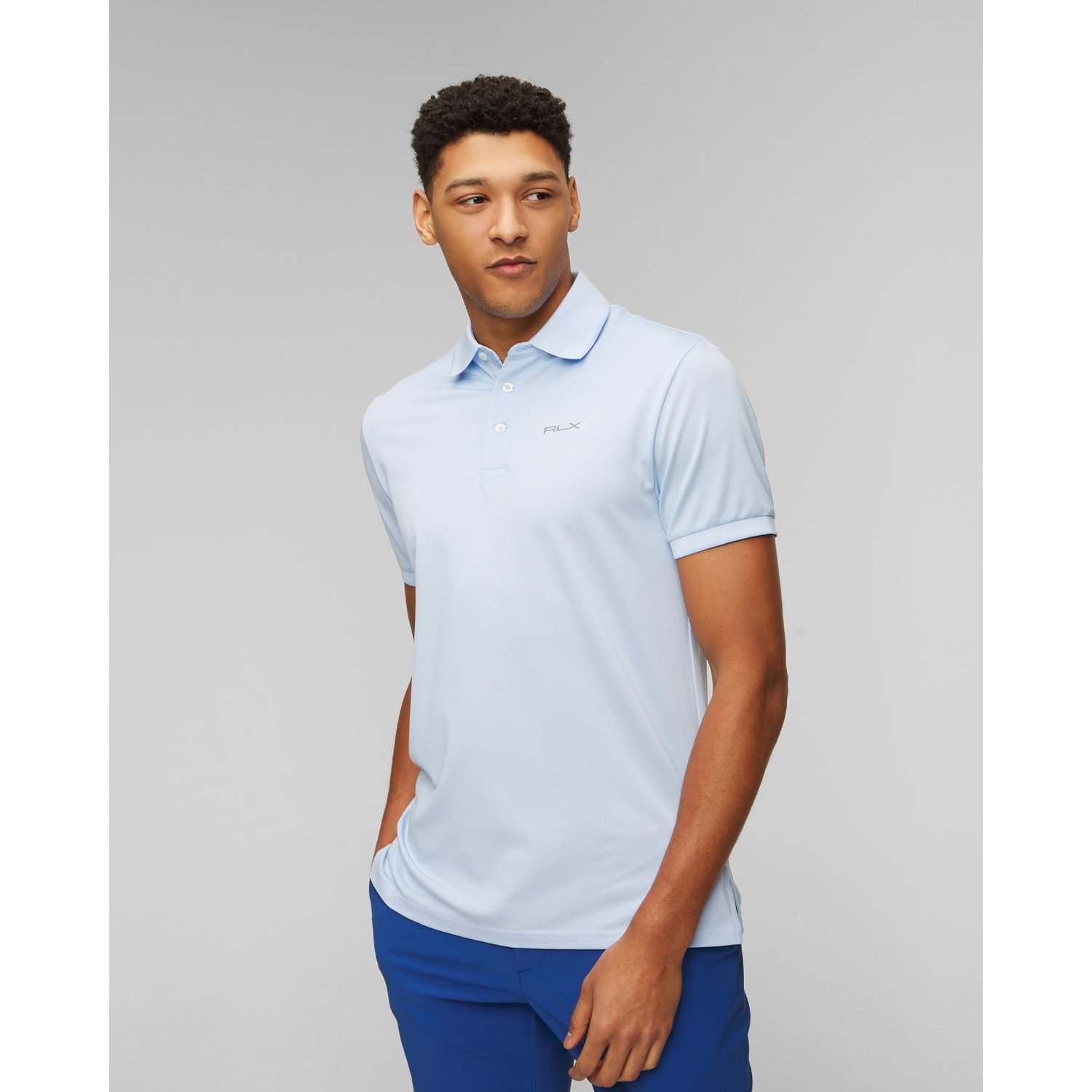 Niebieskie Polo Męskie Ralph Lauren Rlx Golf