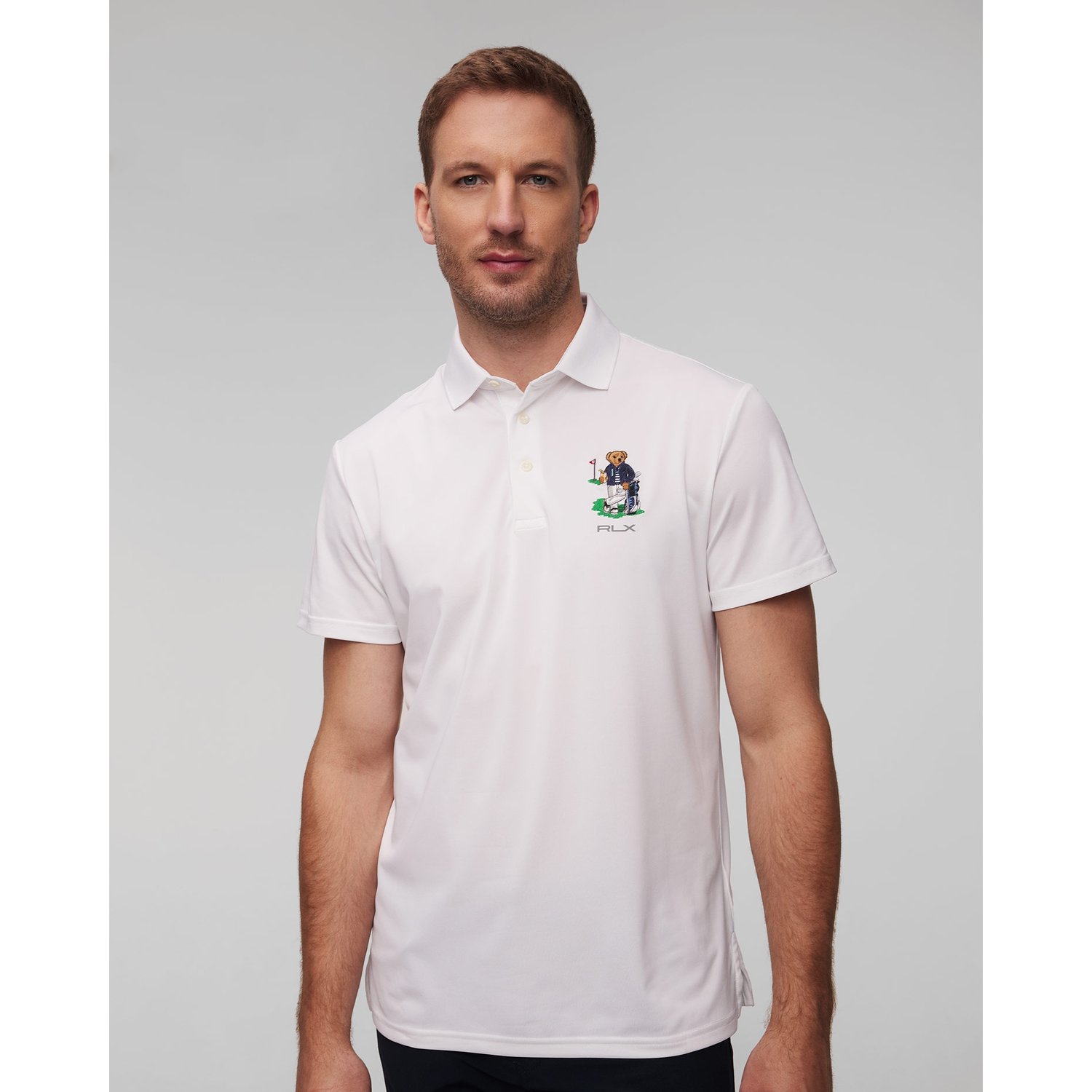 Białe Polo Męskie Ralph Lauren Rlx Golf