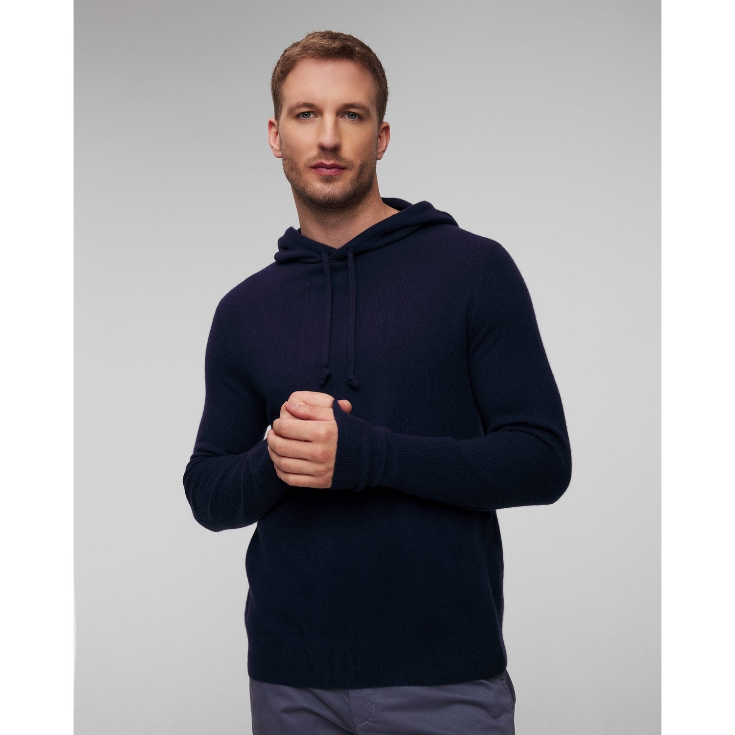 Granatowy Sweter Kaszmirowy Męski Ralph Lauren Rlx Golf