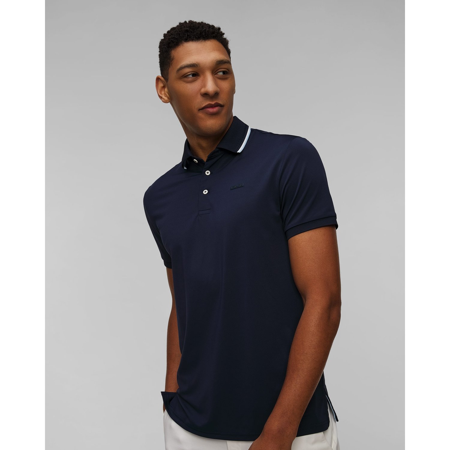 Granatowe Polo Męskie Ralph Lauren Rlx Golf