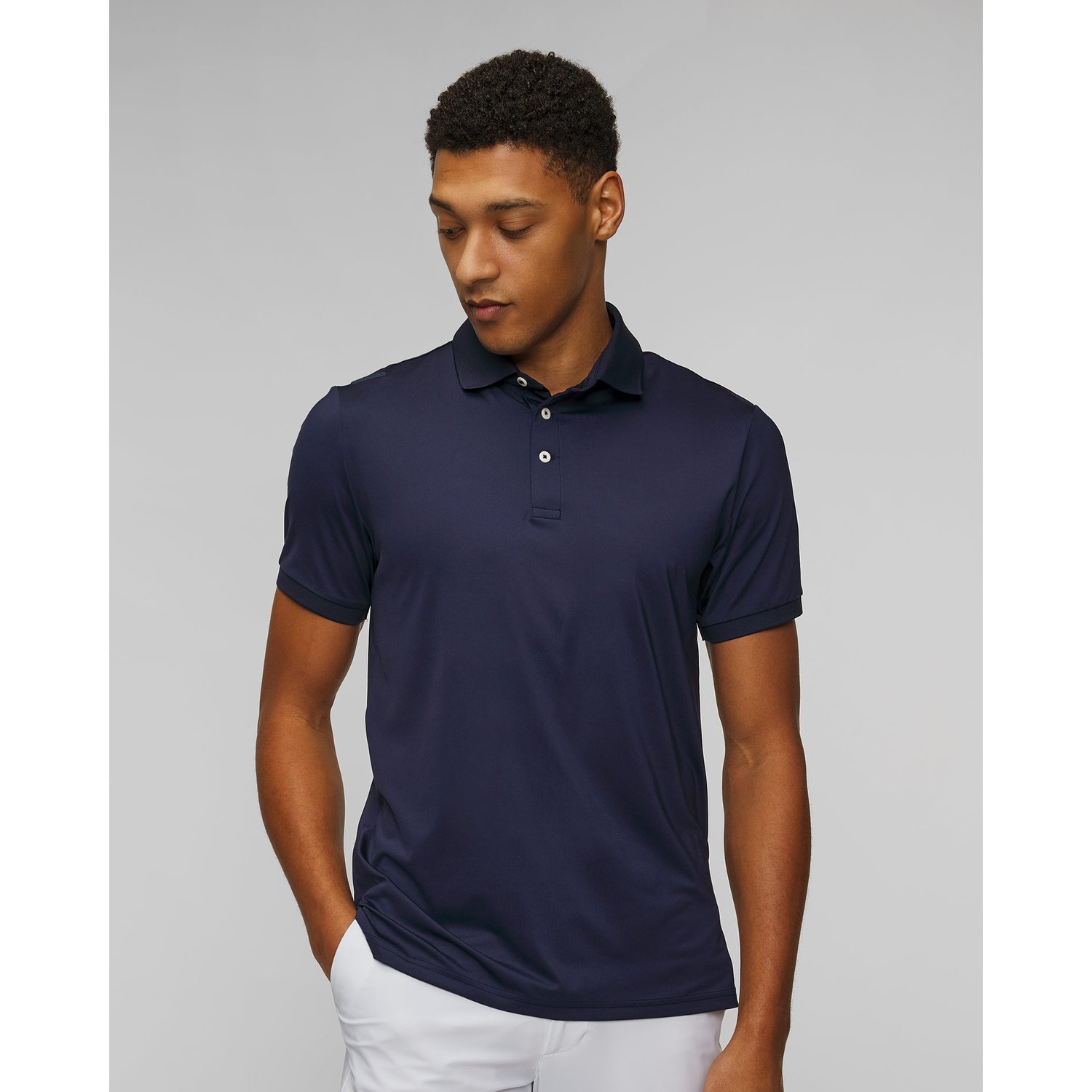 Granatowe Polo Męskie Ralph Lauren Rlx Golf