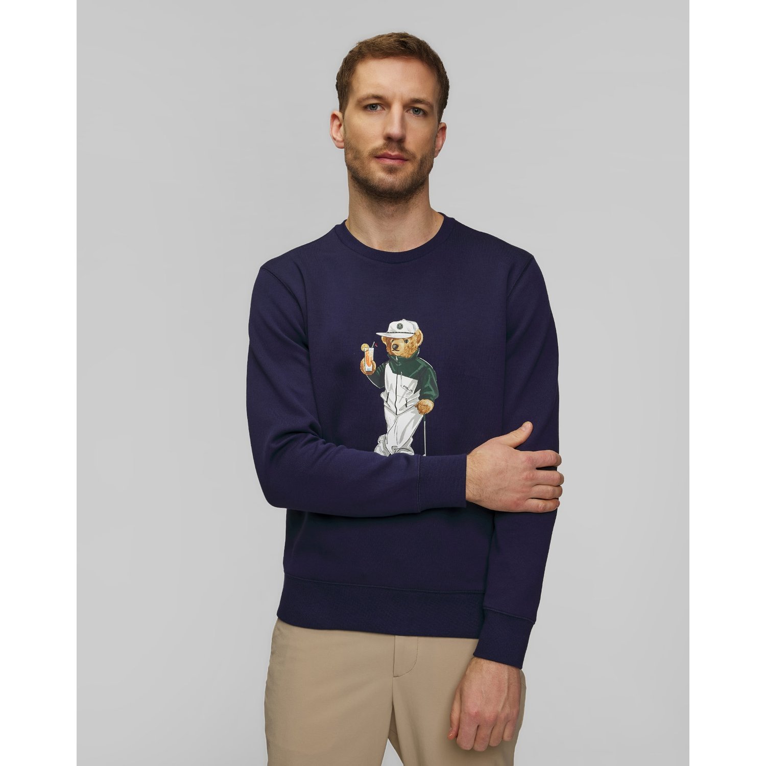 Granatowa Bluza Męska Ralph Lauren Rlx Golf