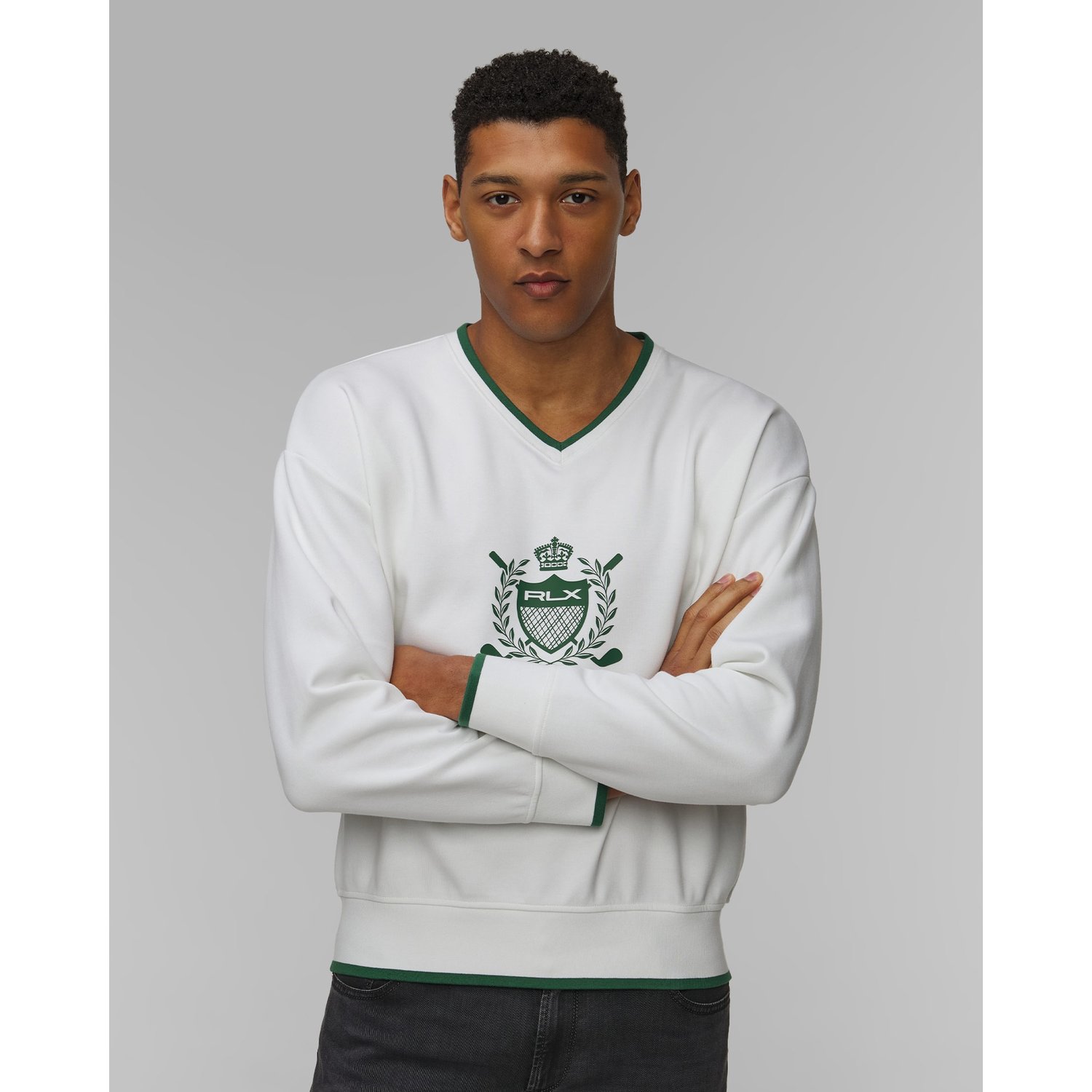 Biała Bluza Męska Ralph Lauren Rlx Golf