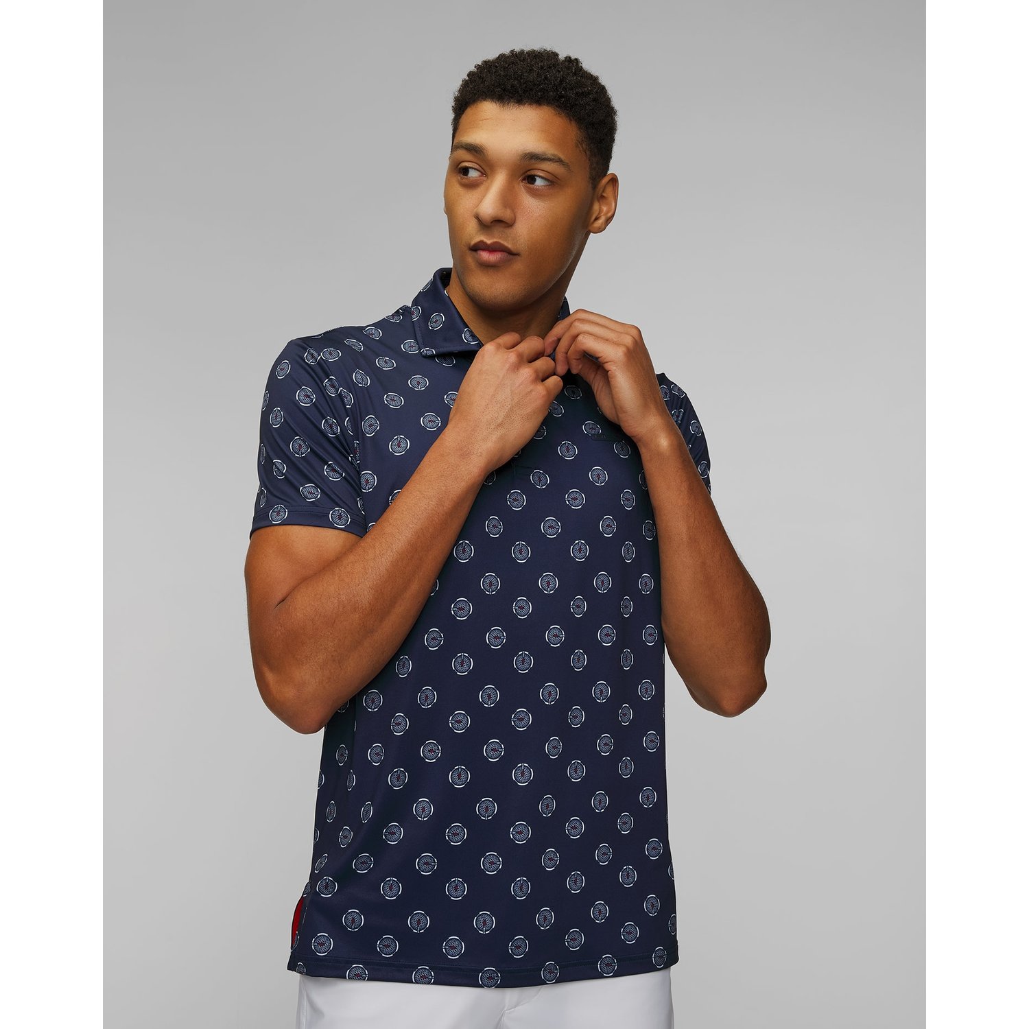 Granatowe Polo Męskie Ralph Lauren Rlx Golf