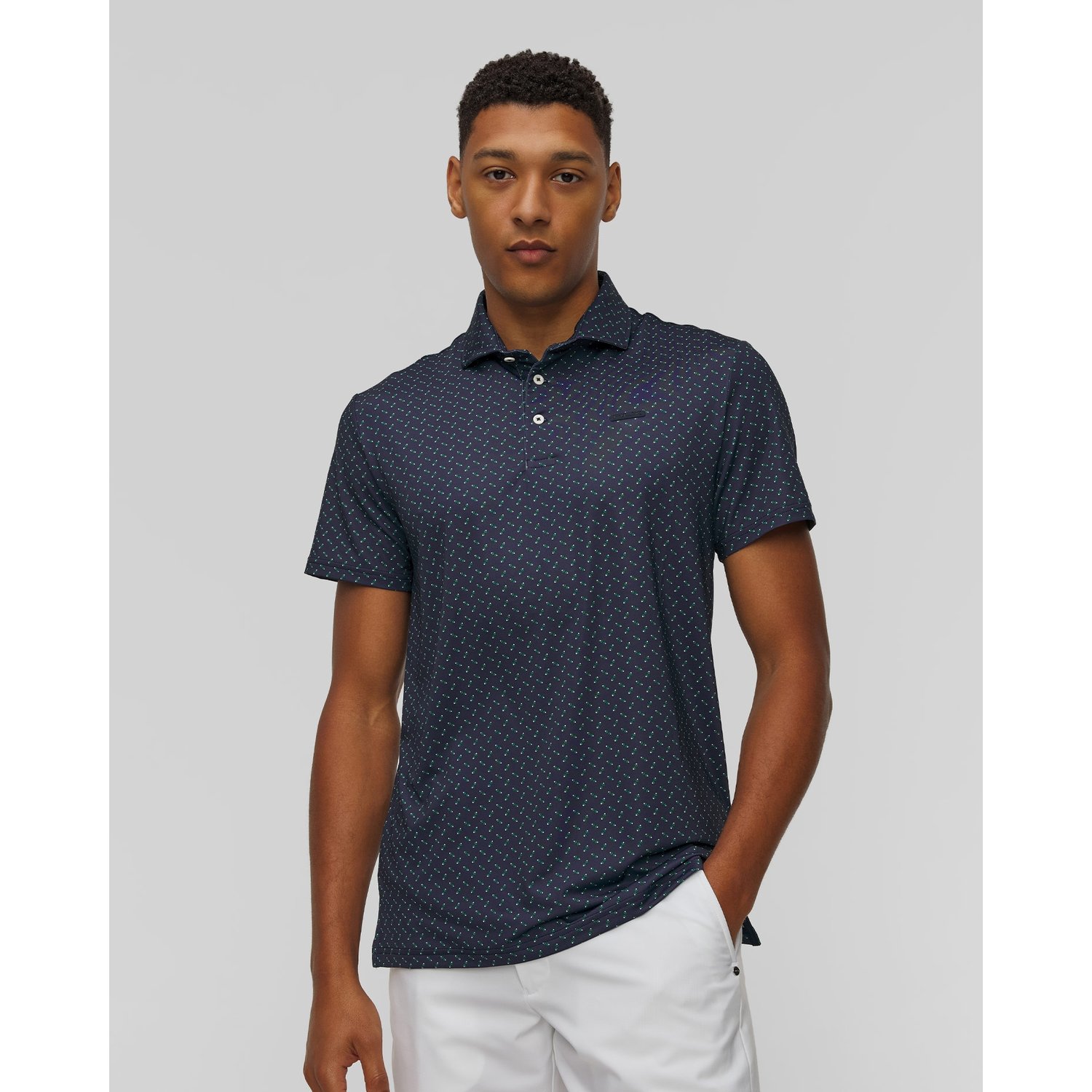 Granatowe Polo Męskie Ralph Lauren Rlx Golf
