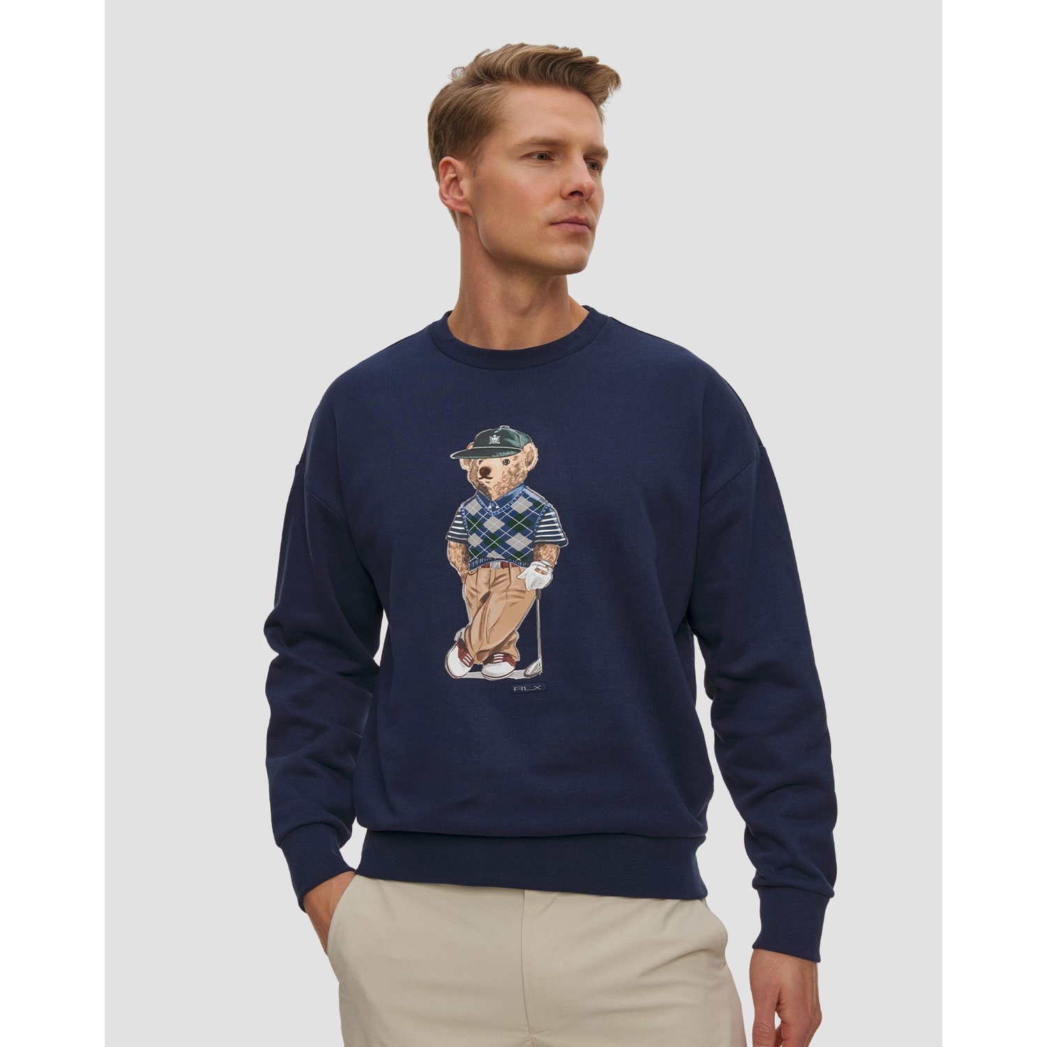 Granatowa Bluza Męska Rlx Ralph Lauren