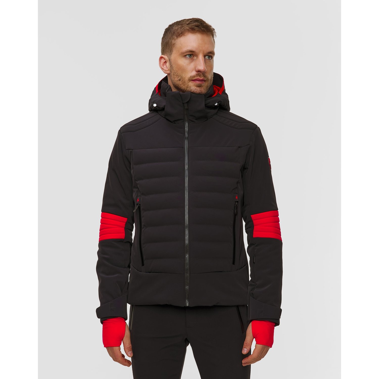 Czarna Kurtka Narciarska Męska Toni Sailer Matti